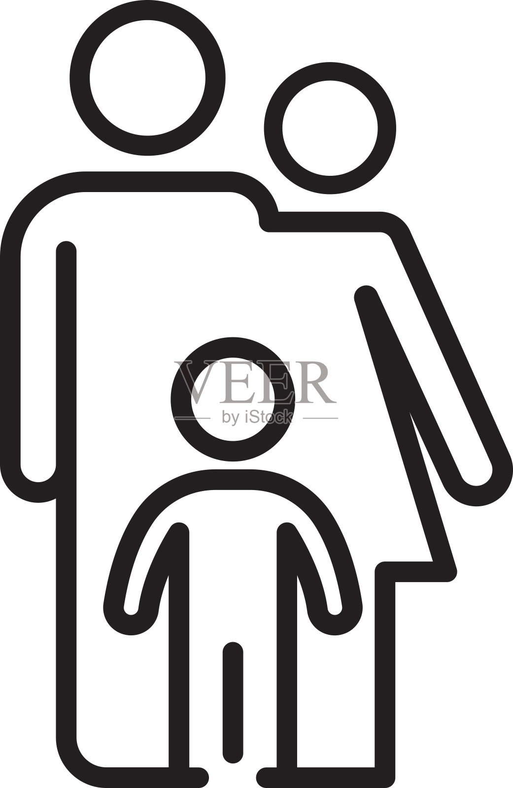 家庭图标向量插画图片素材