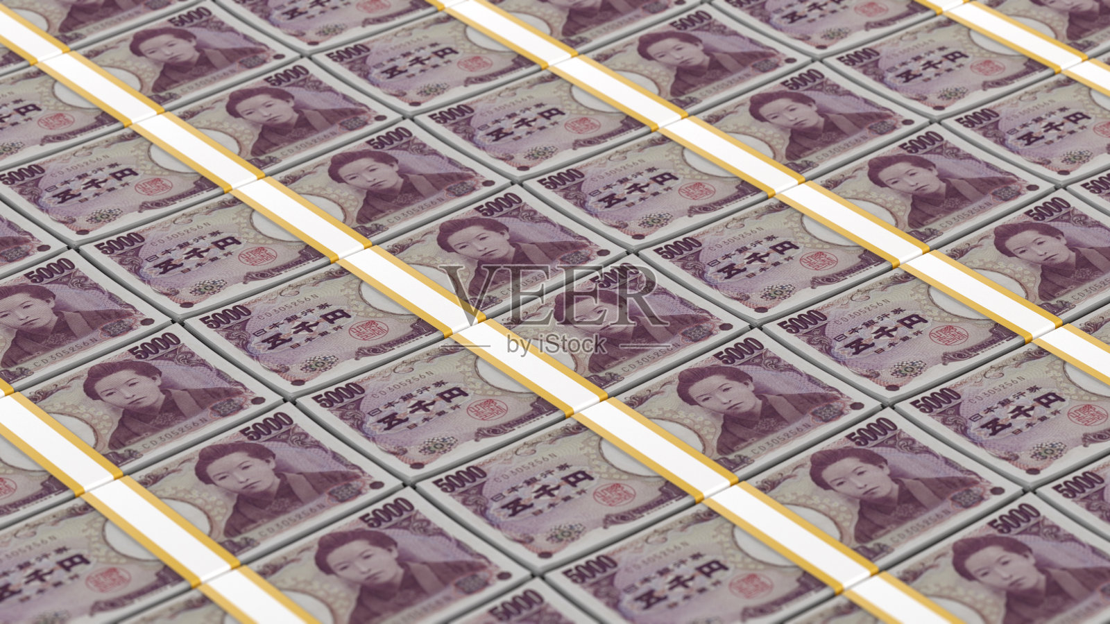 日本日元钞票/日本货币- 5000日元照片摄影图片