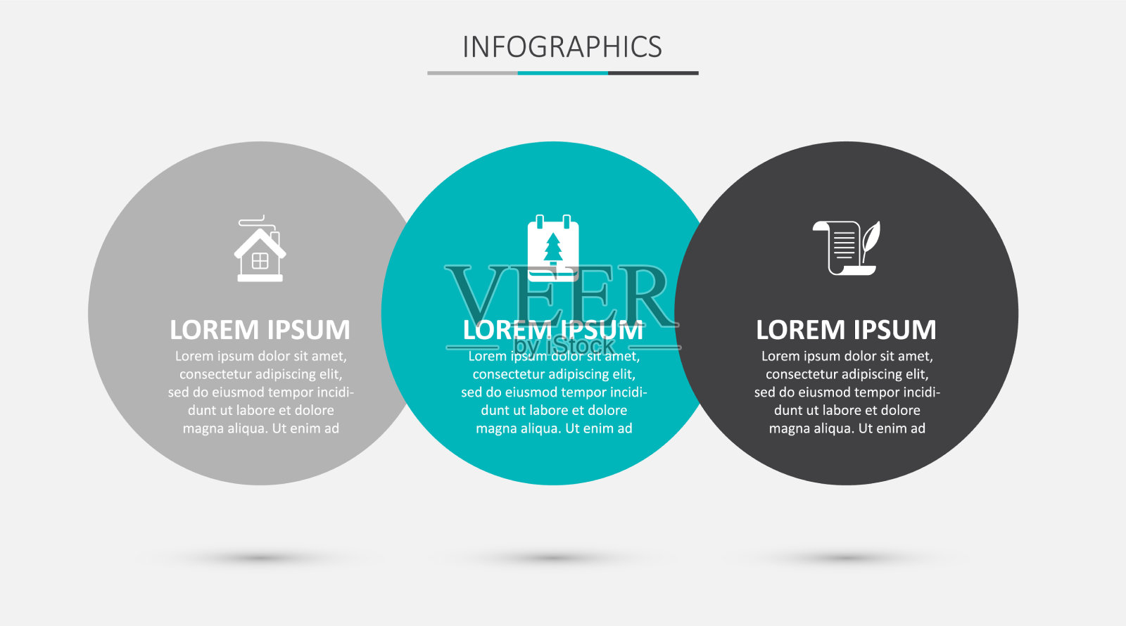 设定圣诞节日历欢乐屋和插画图片素材