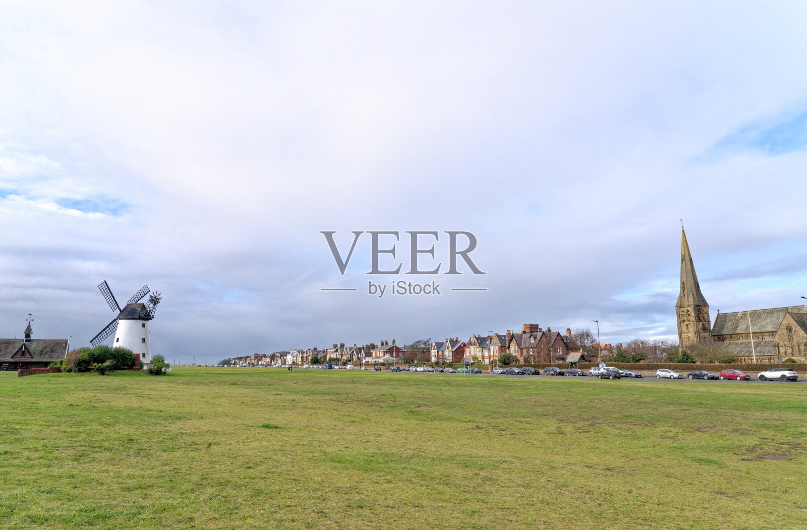 Lytham St Annes风车-兰开夏菲尔德海岸，英国照片摄影图片