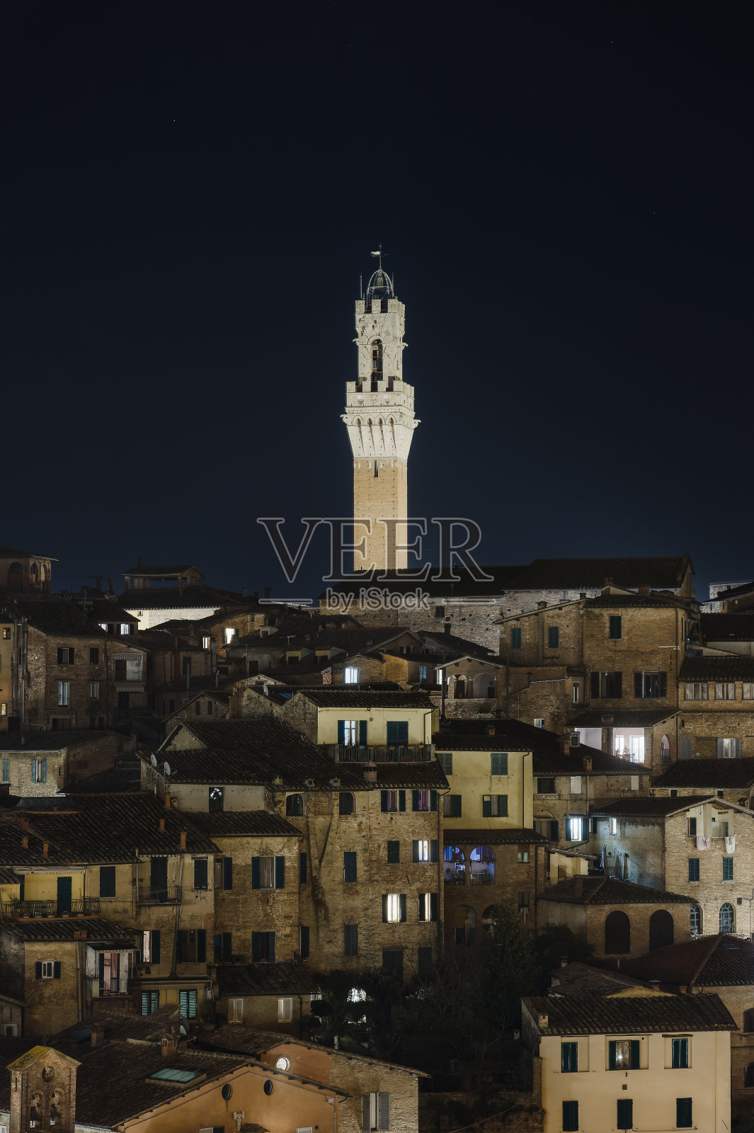 夜间对称照片摄影图片