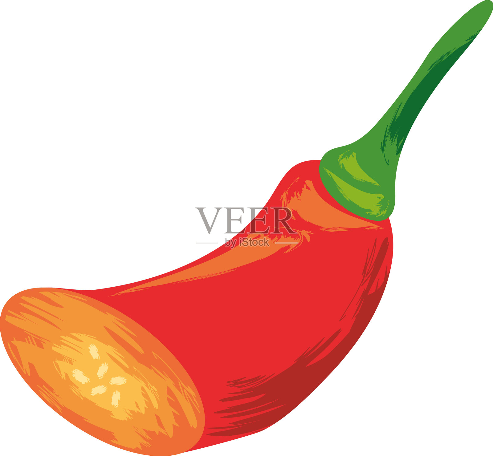 辣椒图标设计元素图片