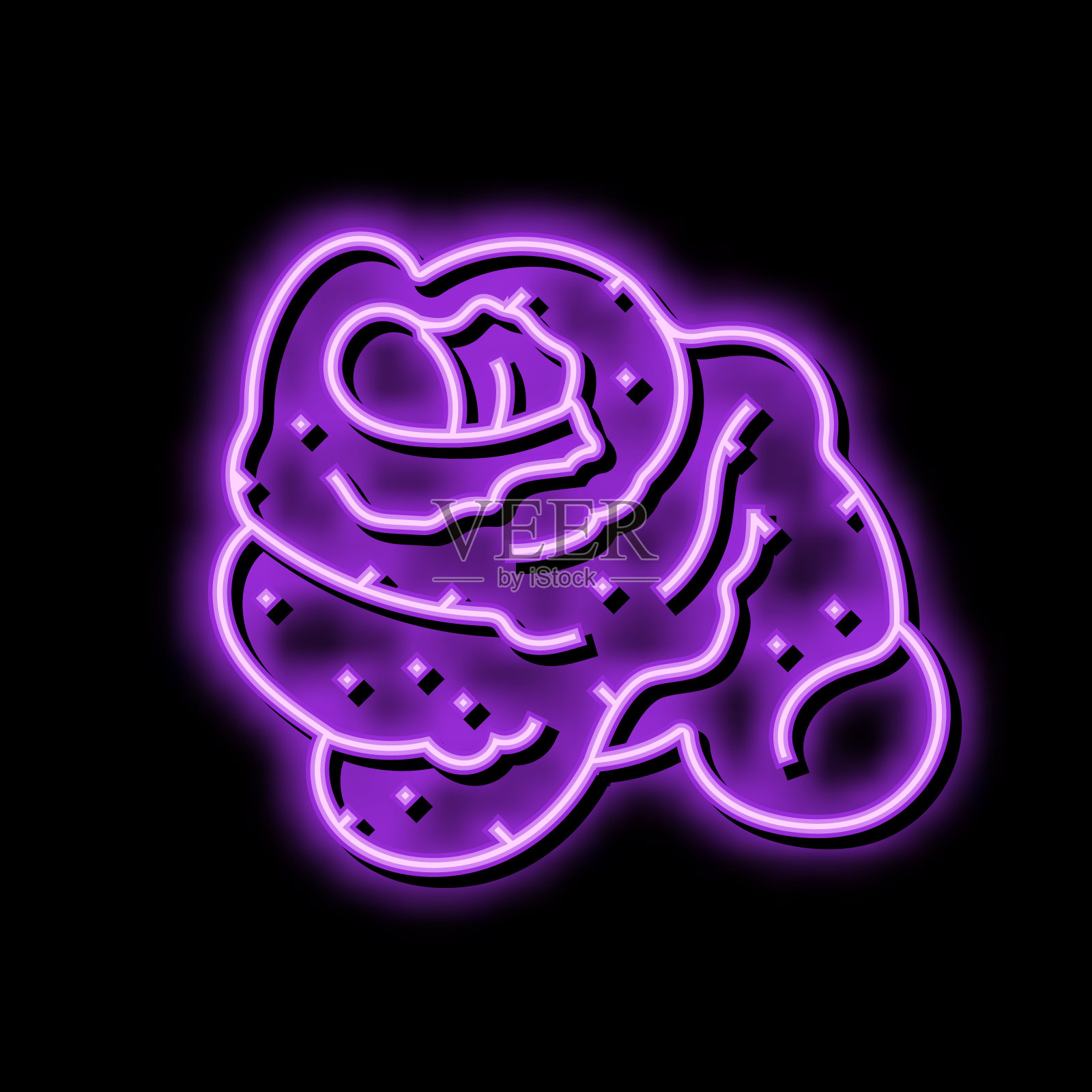 爆米花玉米颜色图标矢量说明插画图片素材