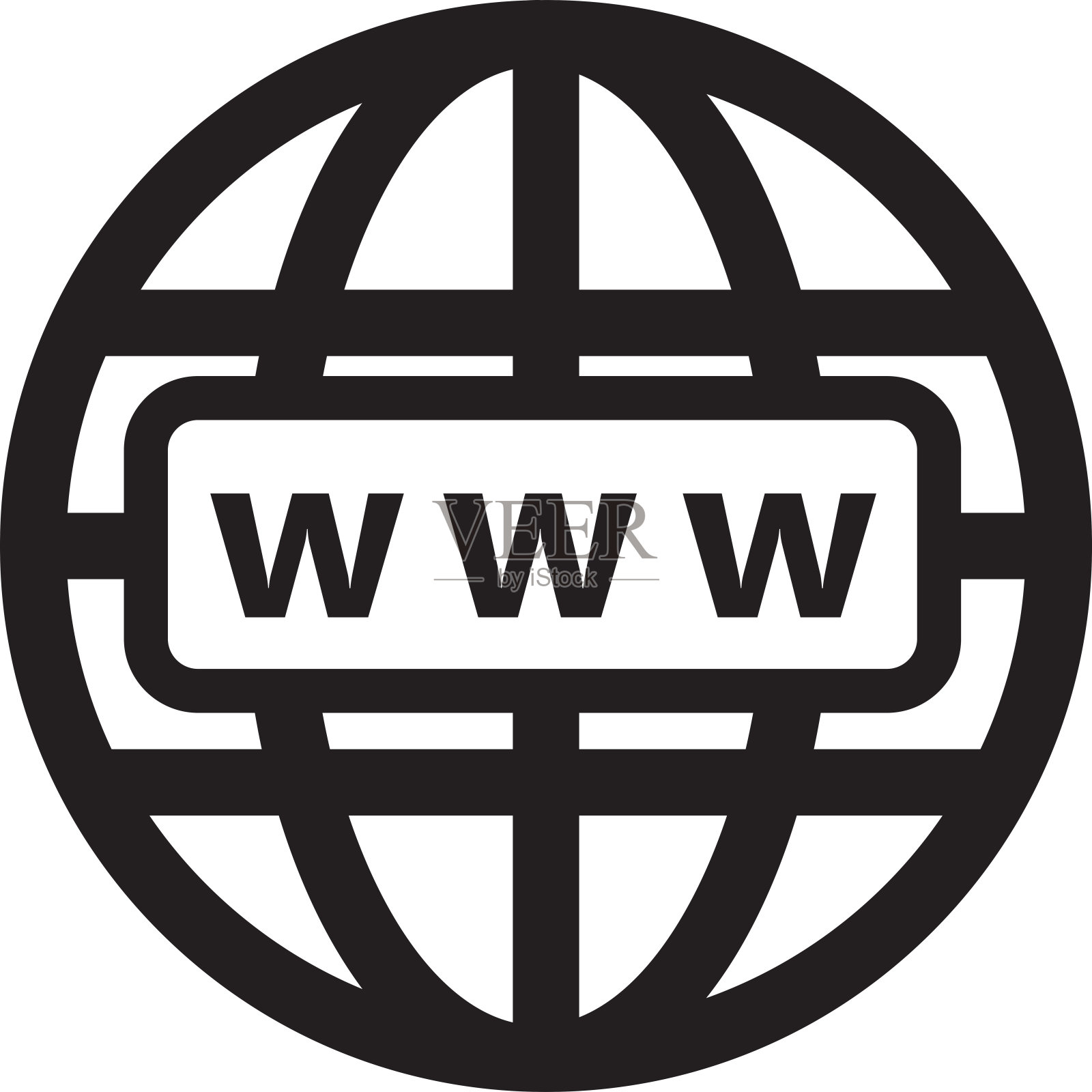 万维网矢量图标插画图片素材