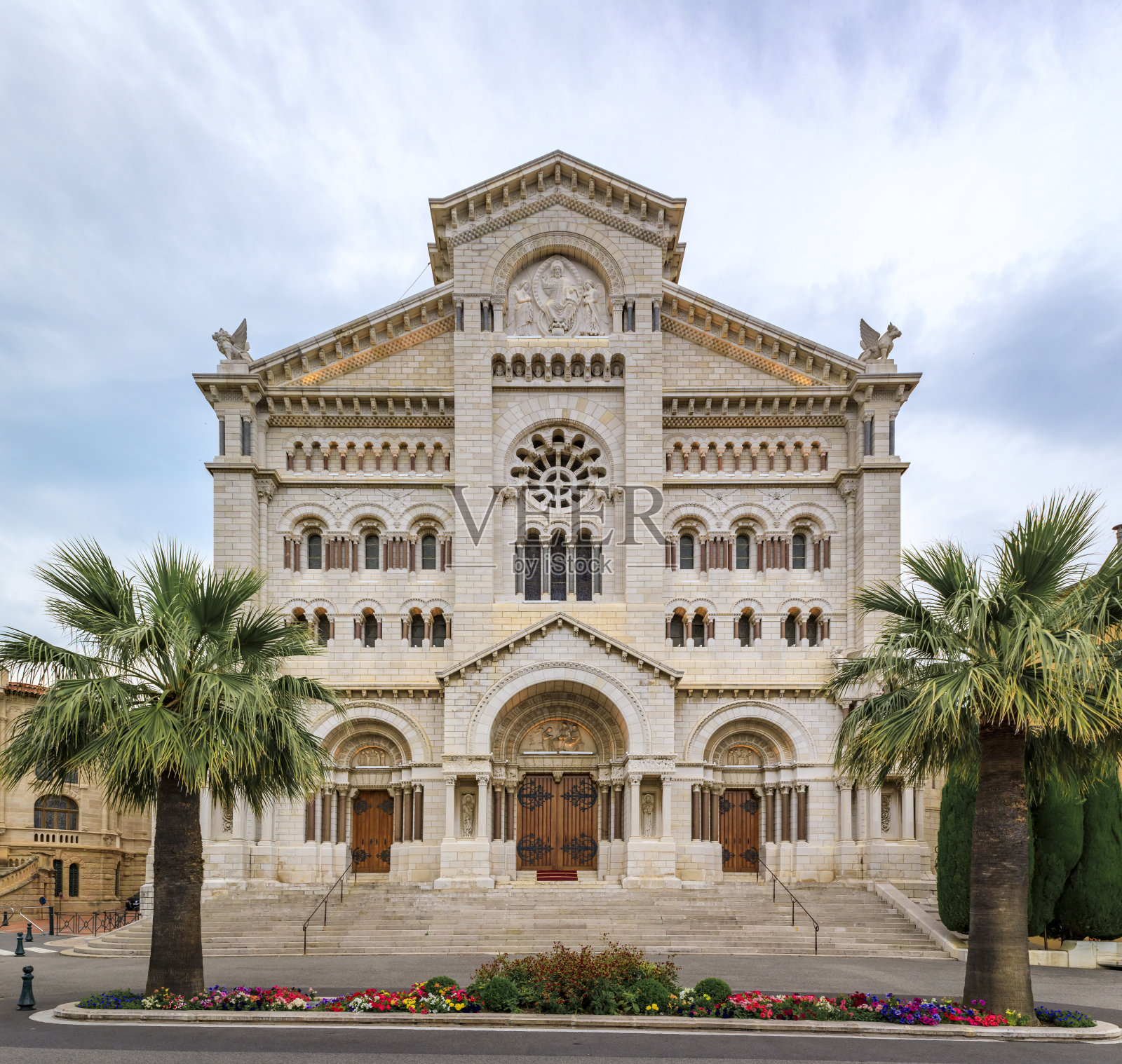 蒙特卡洛的圣尼古拉斯大教堂照片摄影图片