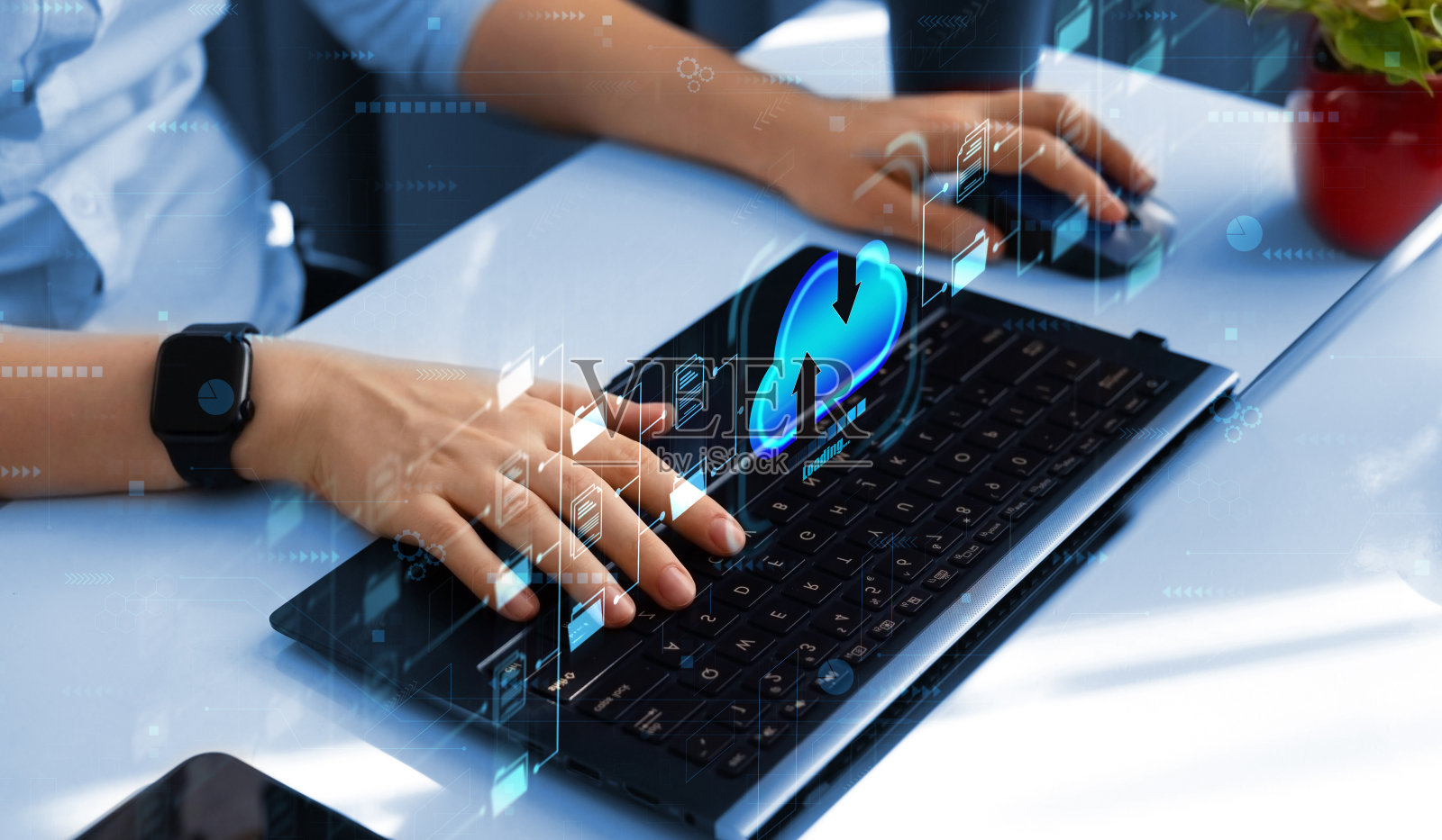 传输文件的数字系统。FTP(文件传输协议)文件接收者和计算机备份副本。文件共享等距。利用互联网云技术交换信息和数据。照片摄影图片