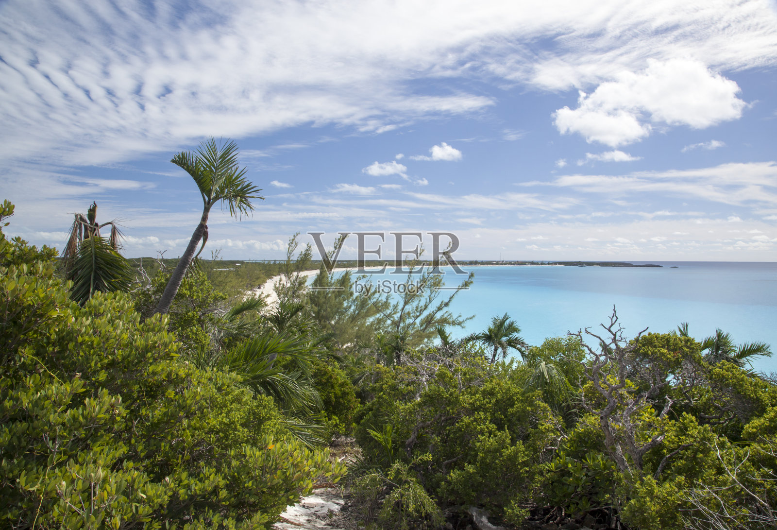 半月礁旅游岛鸟瞰图照片摄影图片