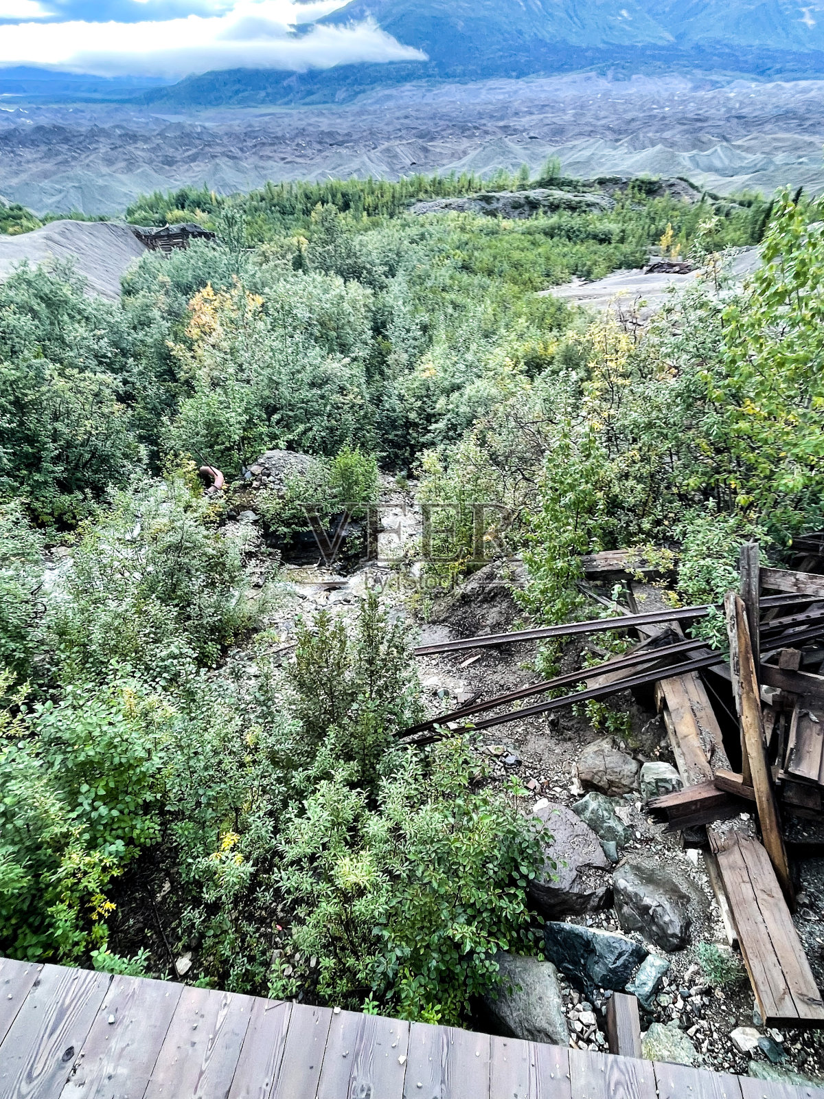 肯尼科特废弃的铜矿鬼城肯尼科特照片摄影图片