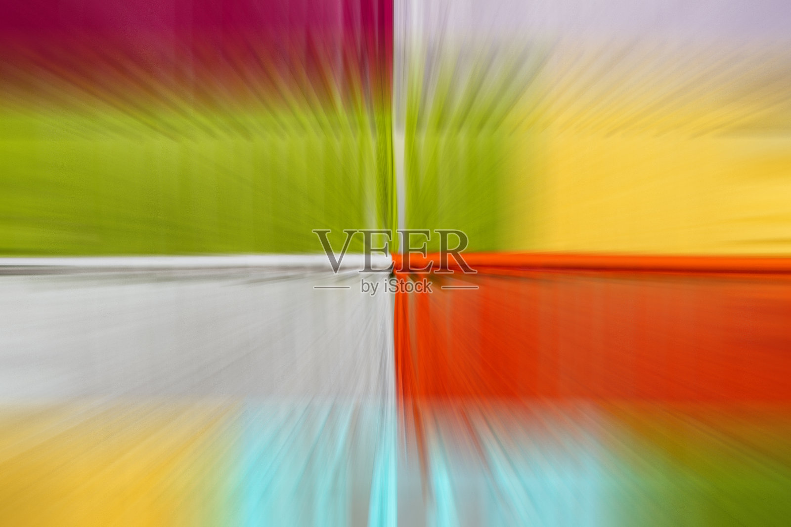 泰国纺织展彩色棉线抽象画照片摄影图片