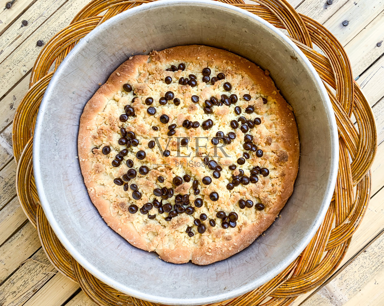自制的德国面包酥皮。照片摄影图片