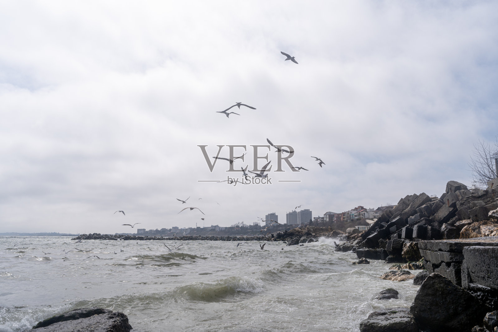 黑海的建筑景观照片摄影图片