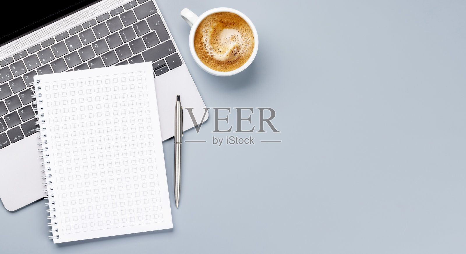 俯视图商务办公桌照片摄影图片