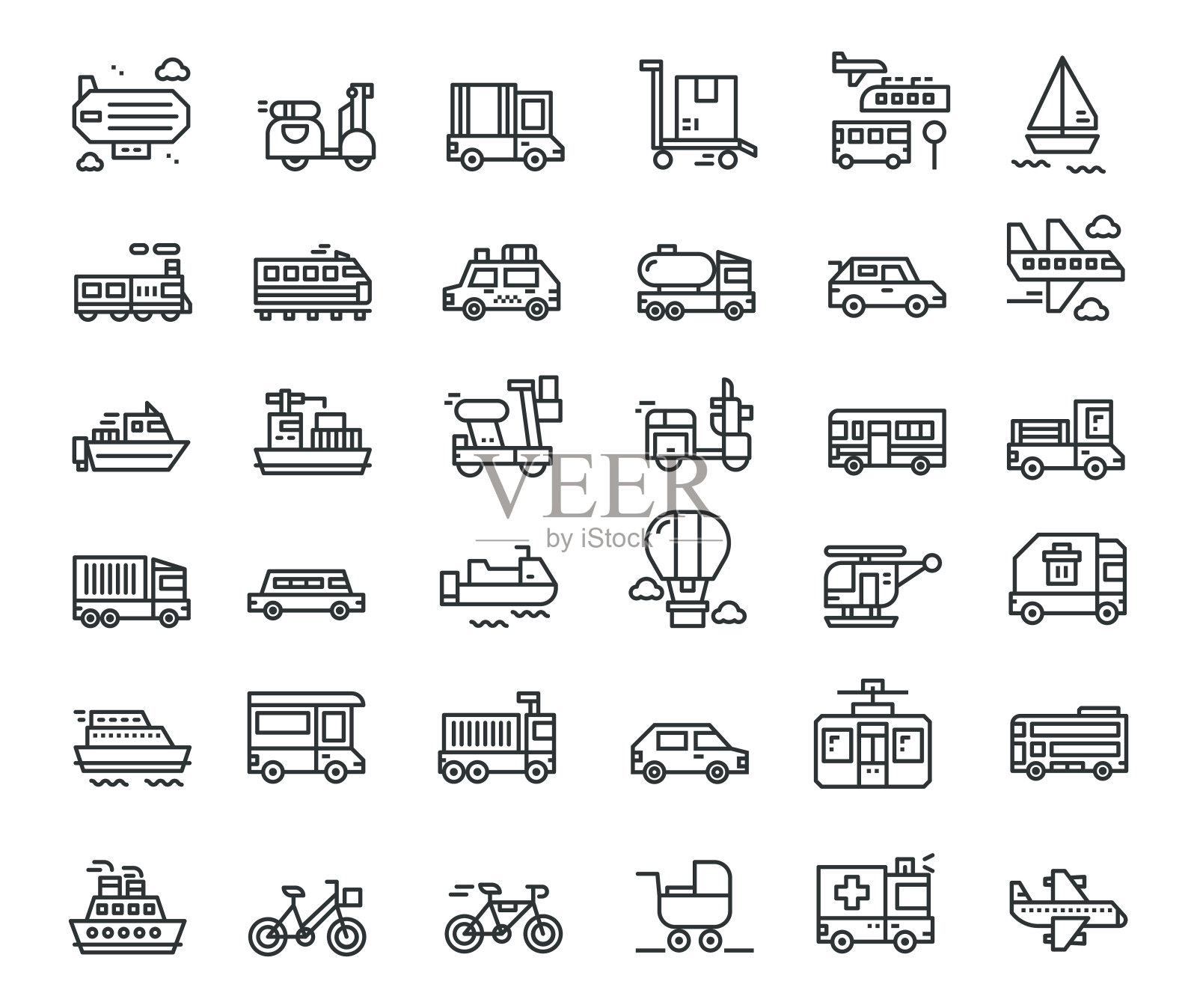 交通图标图标素材