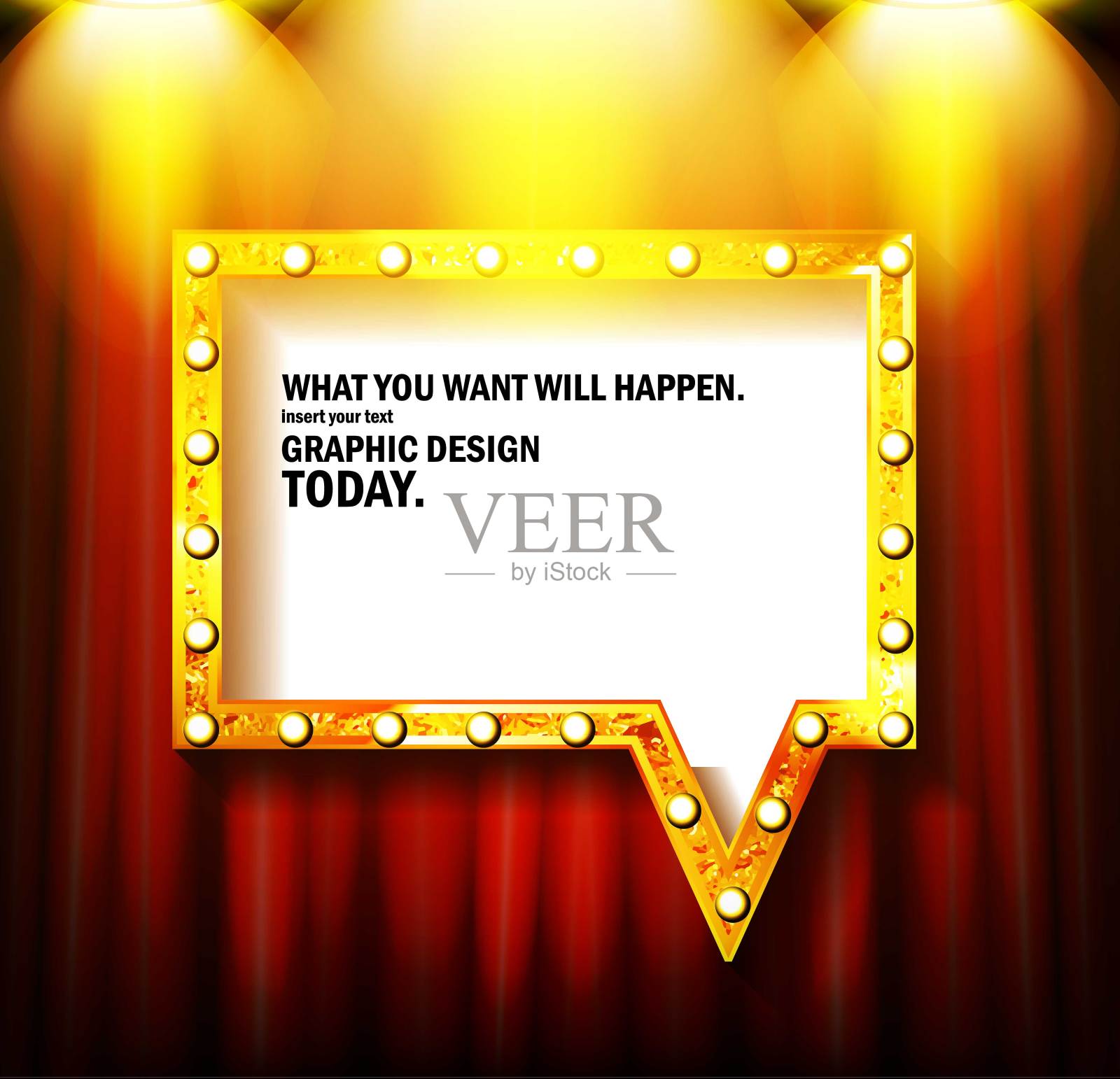 发光孤立的复古灯泡灯框架插画图片素材