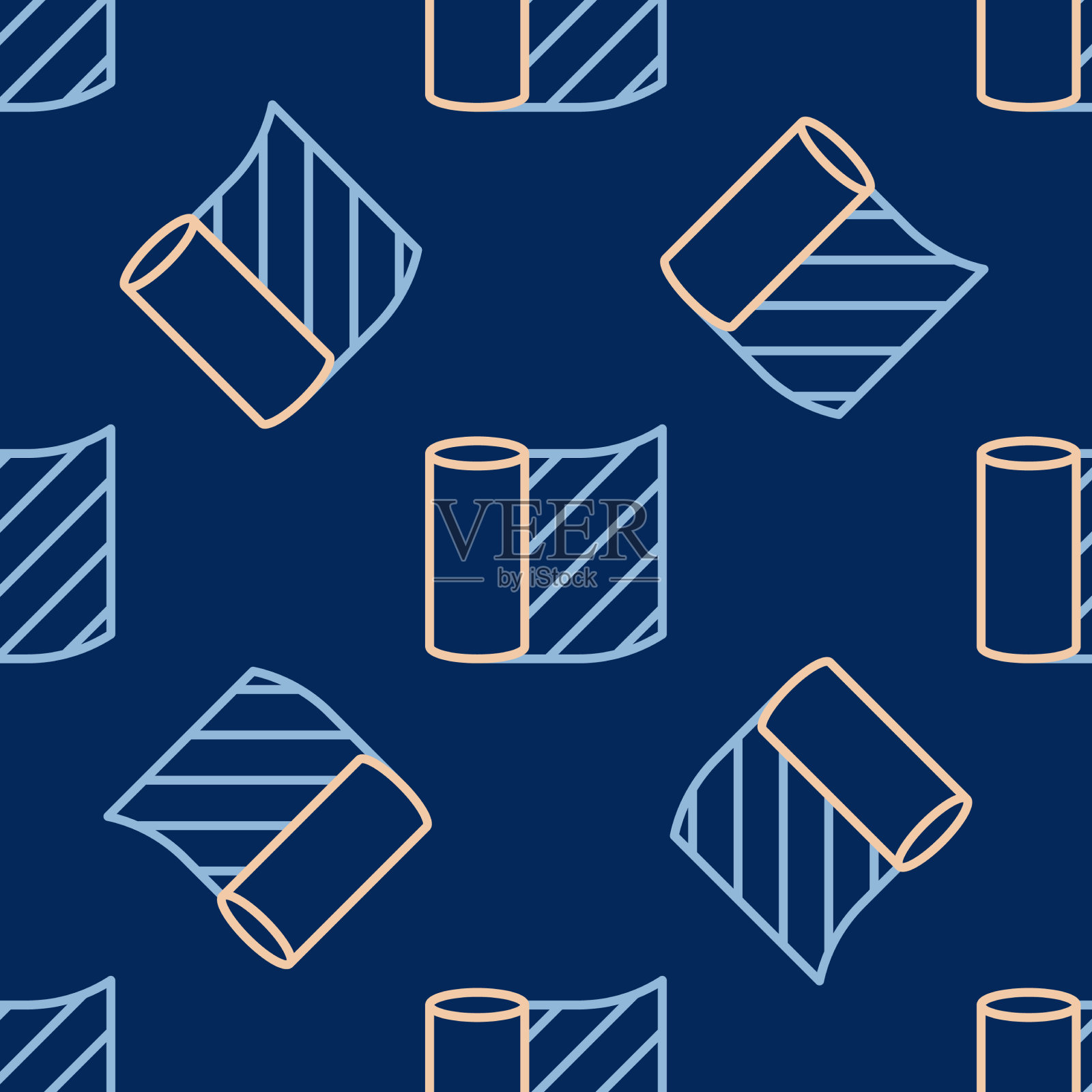 线条壁纸图标隔离无缝图案上插画图片素材