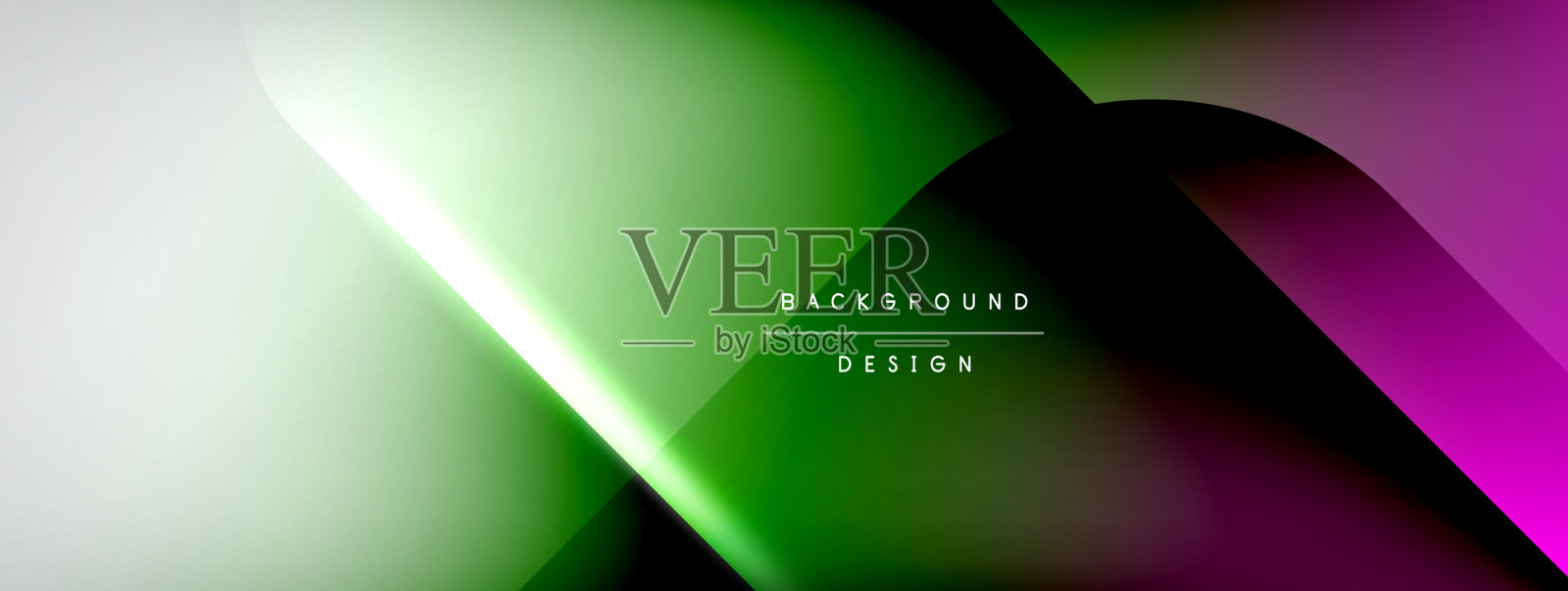 抽象的线条背景与发光插画图片素材