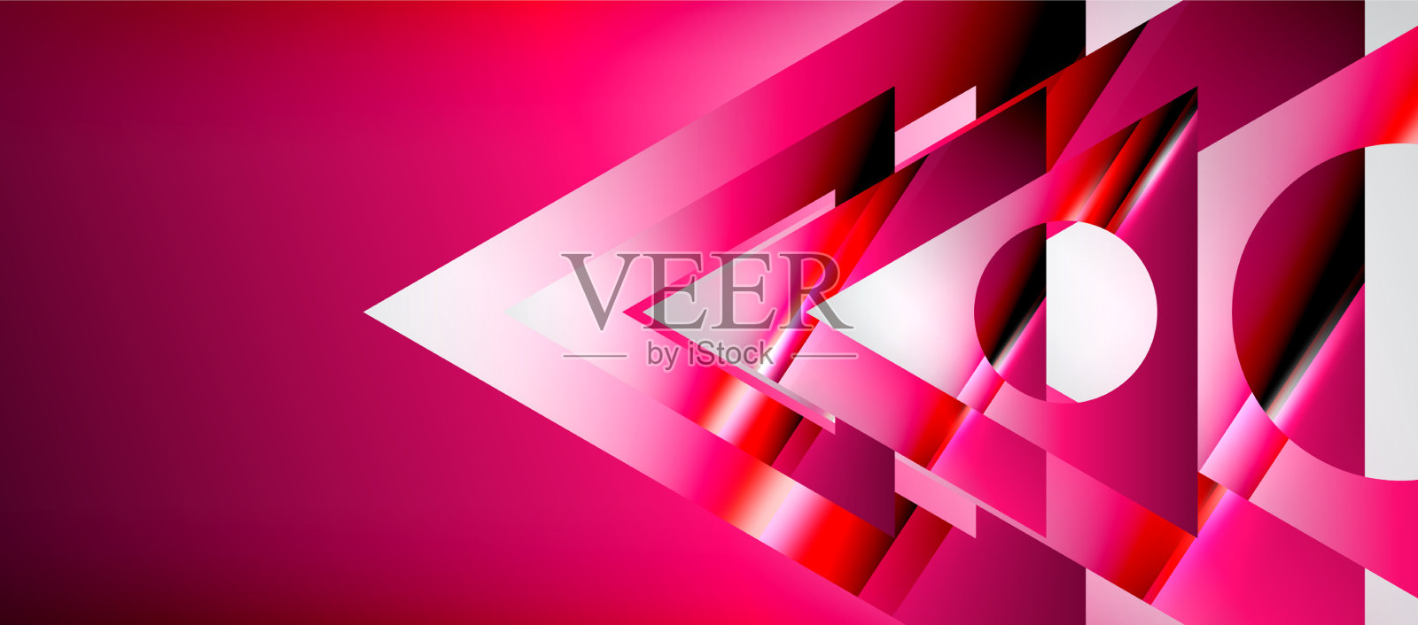 潮流最小几何构成抽象插画图片素材