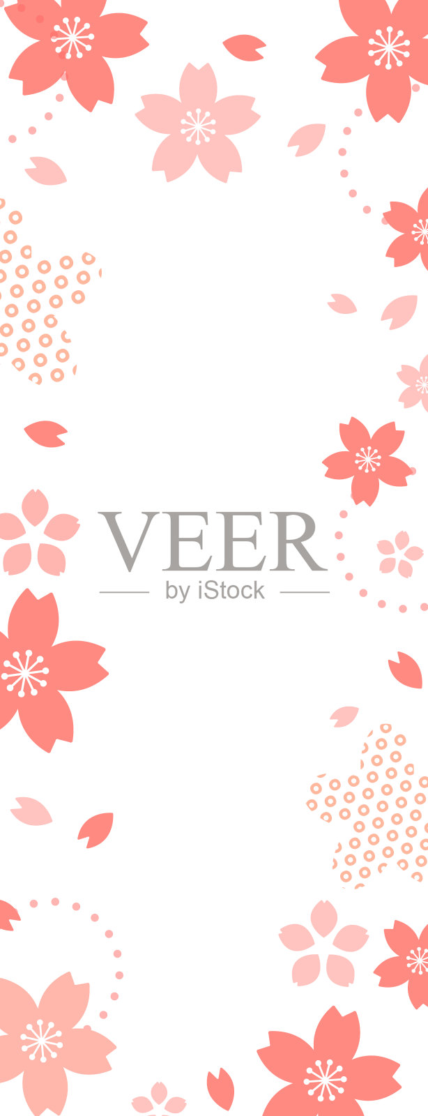 时尚的日式风格设计背景插画图片素材