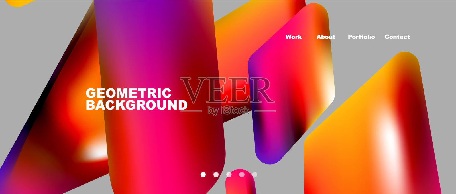 科技极简几何壁纸创意插画图片素材