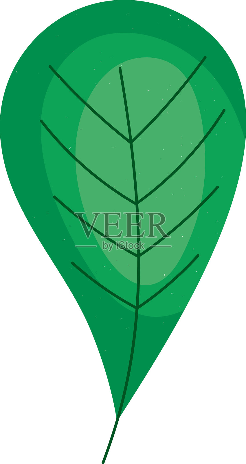 绿叶植物叶子设计元素图片