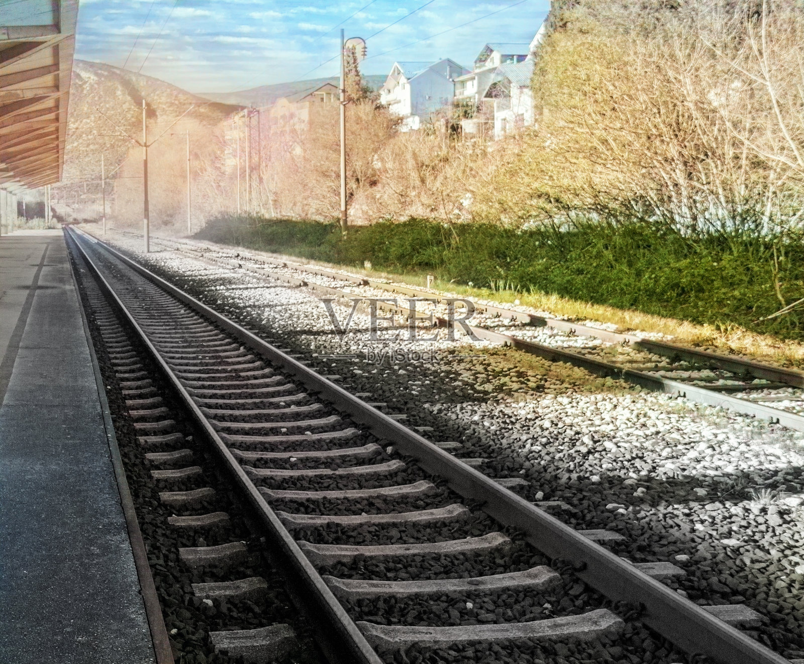 铁路照片摄影图片