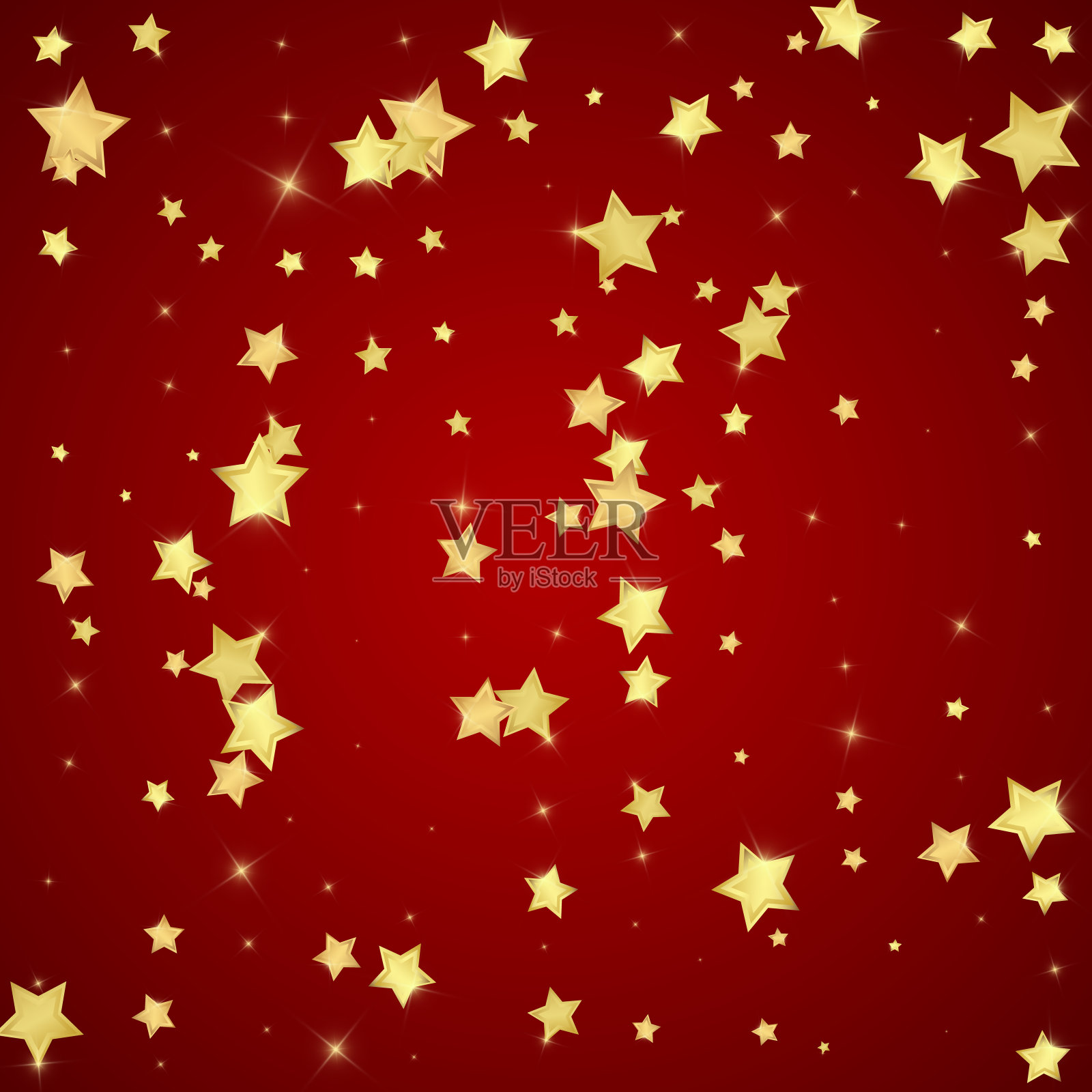 魔星矢量叠加。星星散落插画图片素材