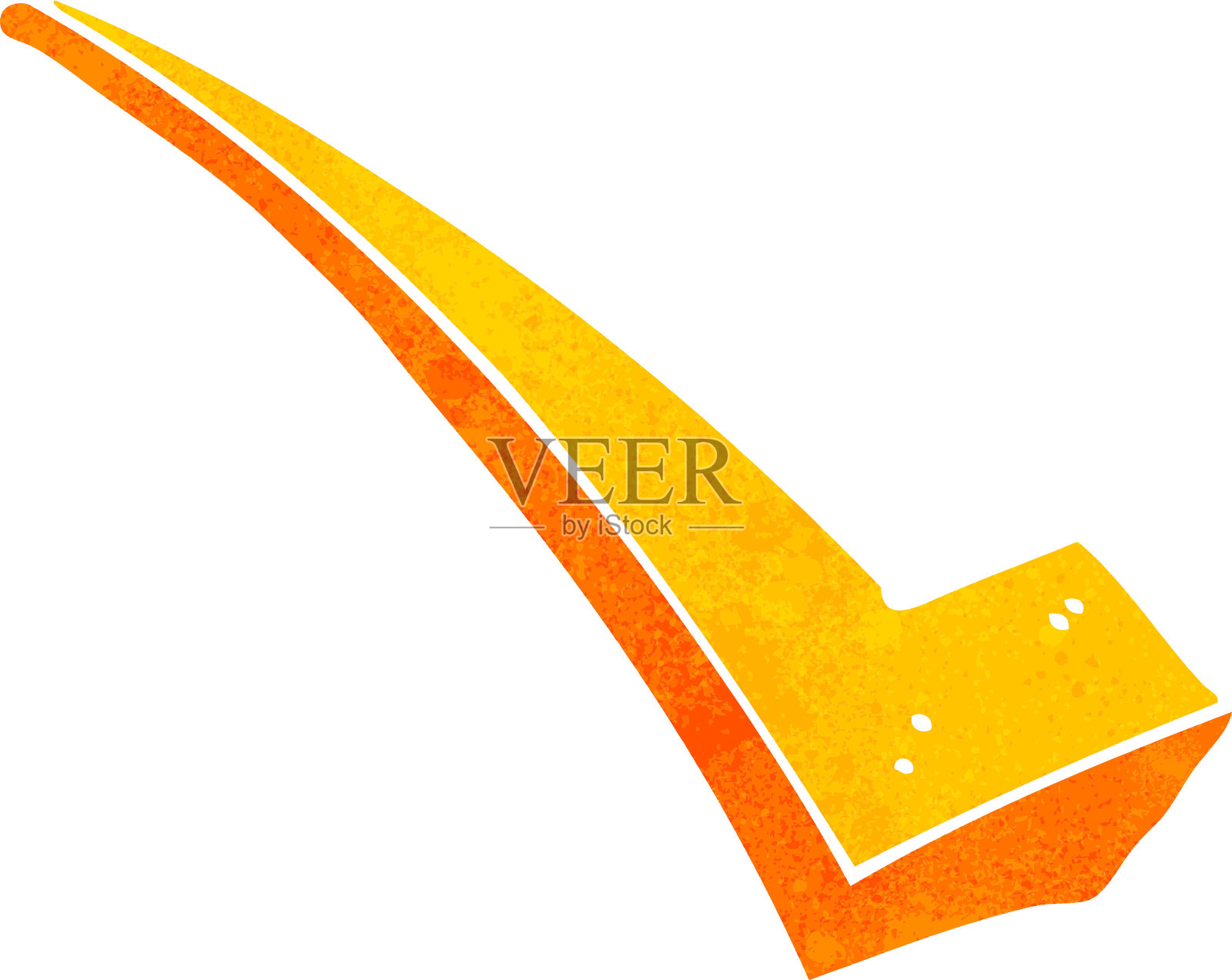 卡通正勾符号插画图片素材