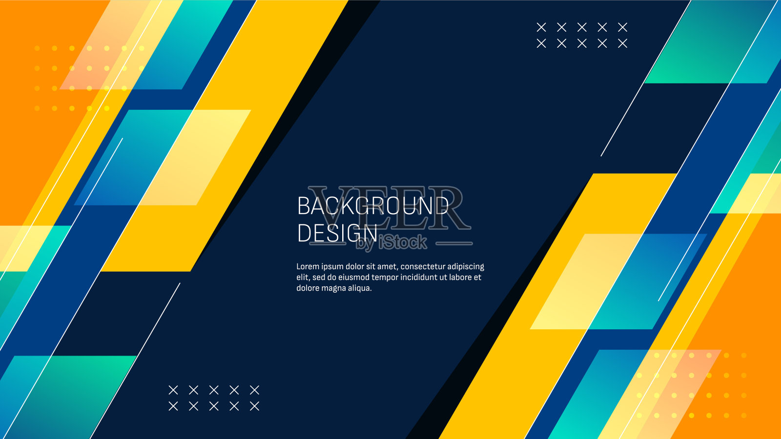 抽象几何背景矢量插图插画图片素材