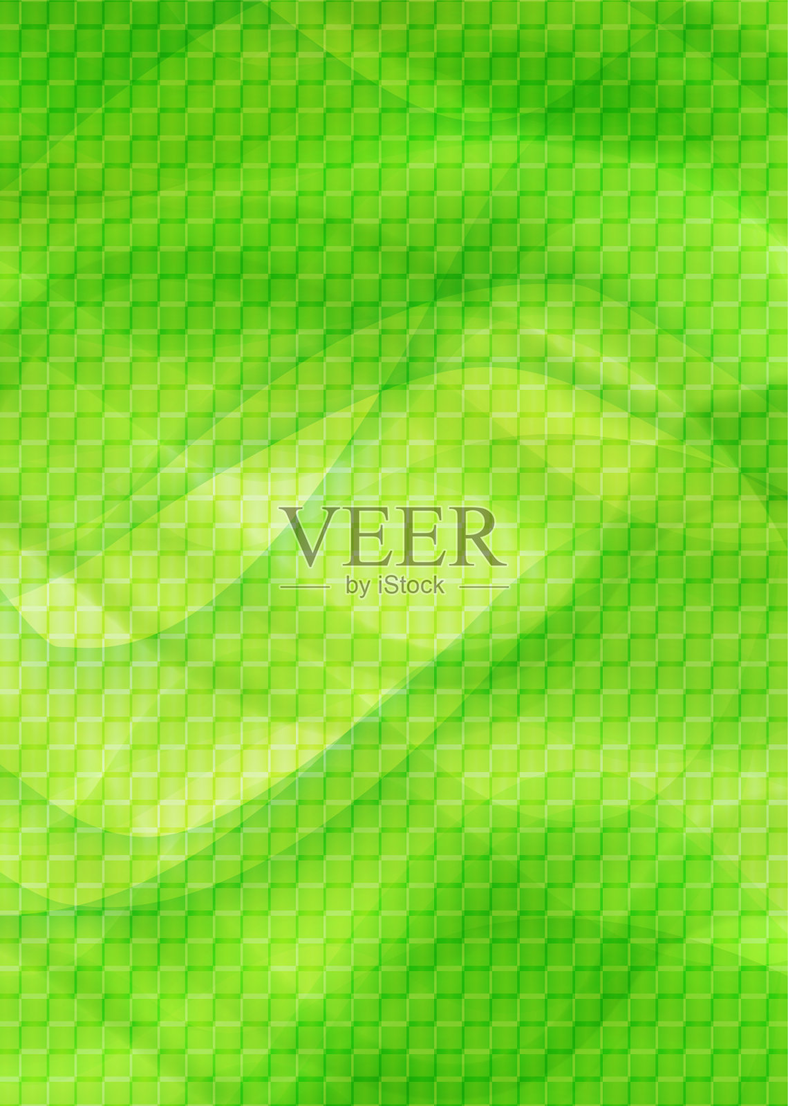 花纹图案。绿色背景图。插画图片素材