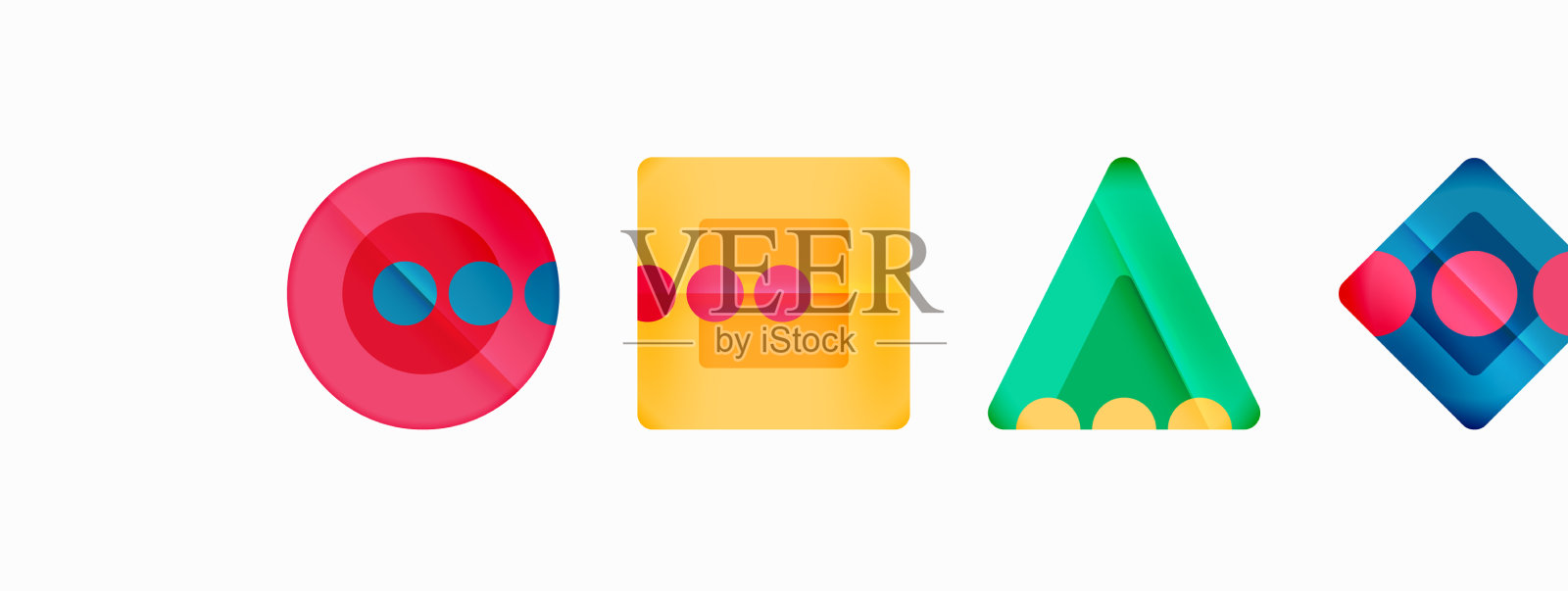 潮流最小几何抽象背景插画图片素材