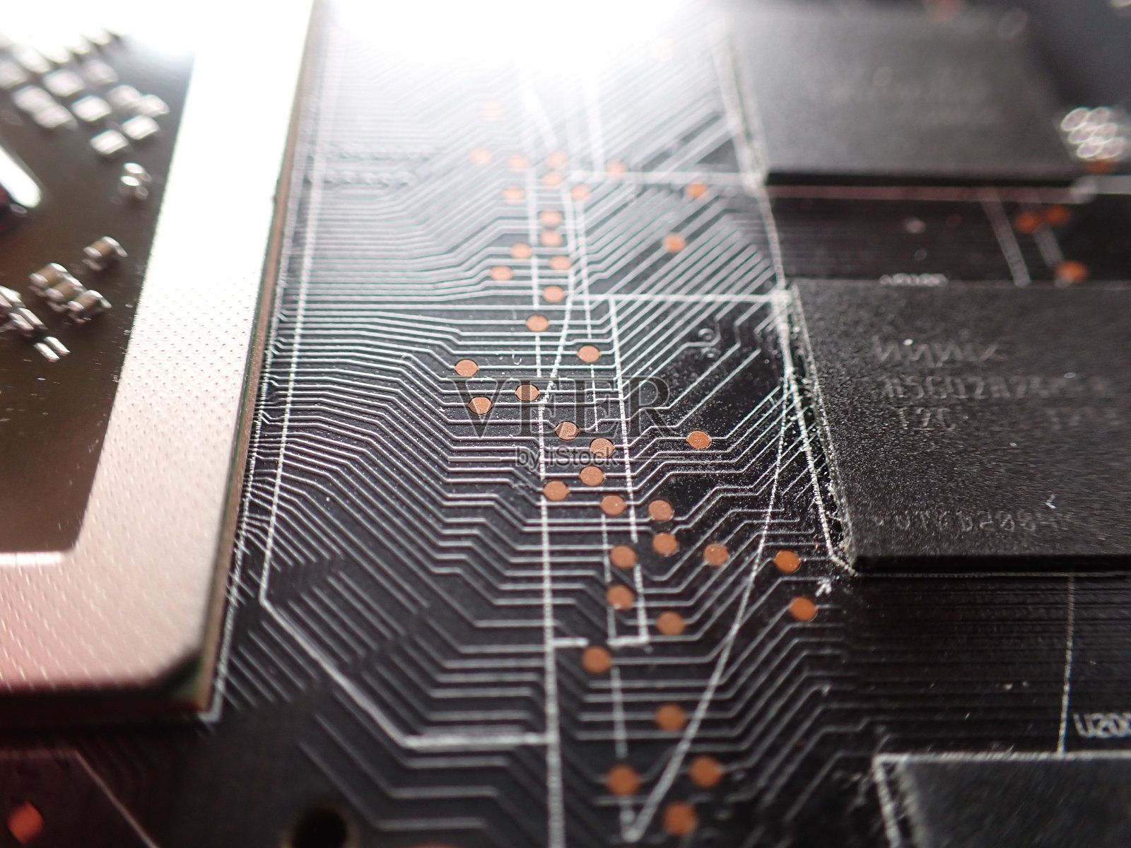 电路板和小部件的特写照片摄影图片