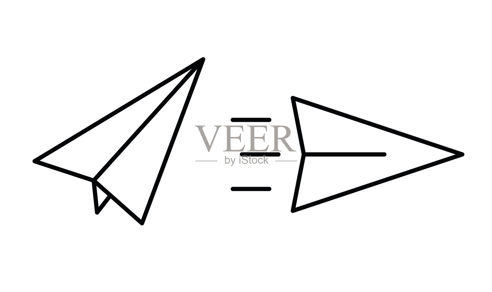 折纸机插画图片素材