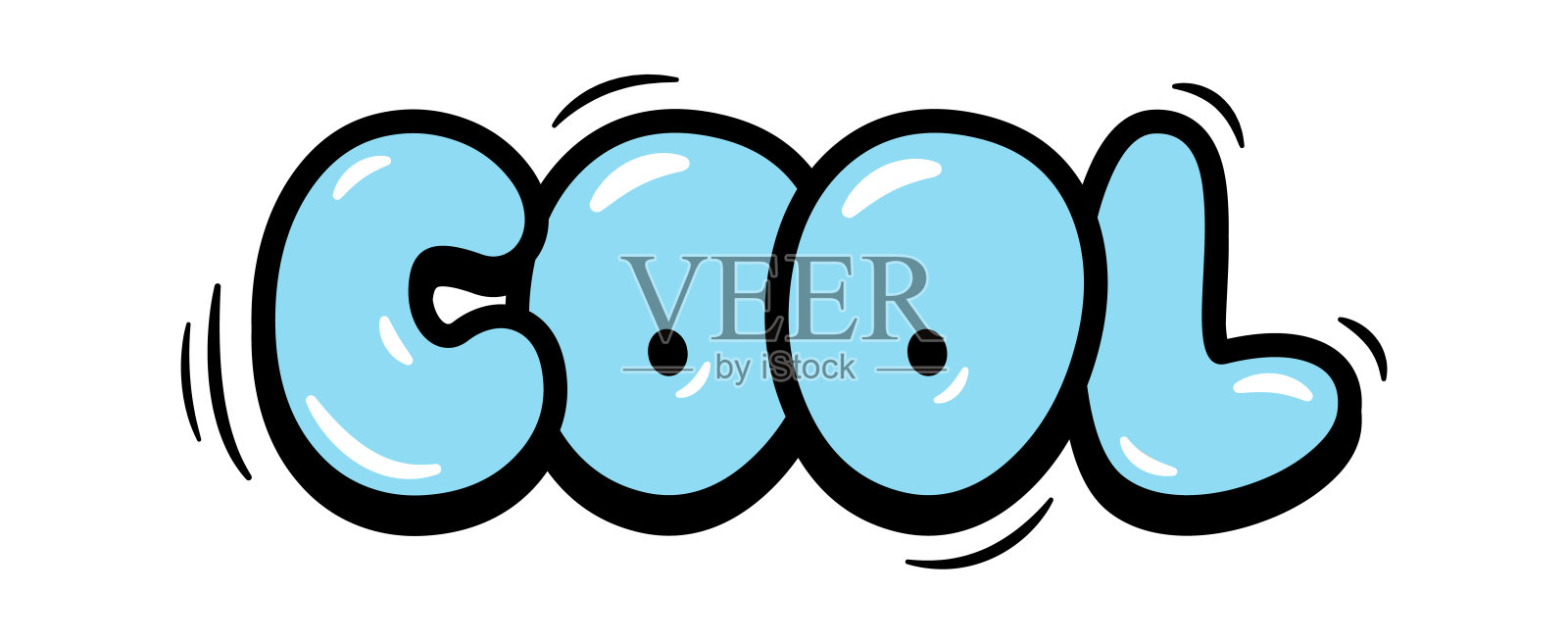 酷炫街头艺术贴纸插画图片素材