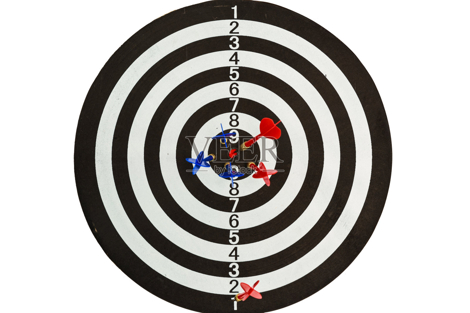 目标飞镖白色背景照片摄影图片