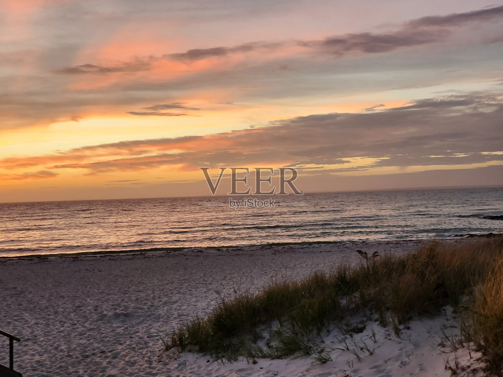 科德角海滩日落照片摄影图片