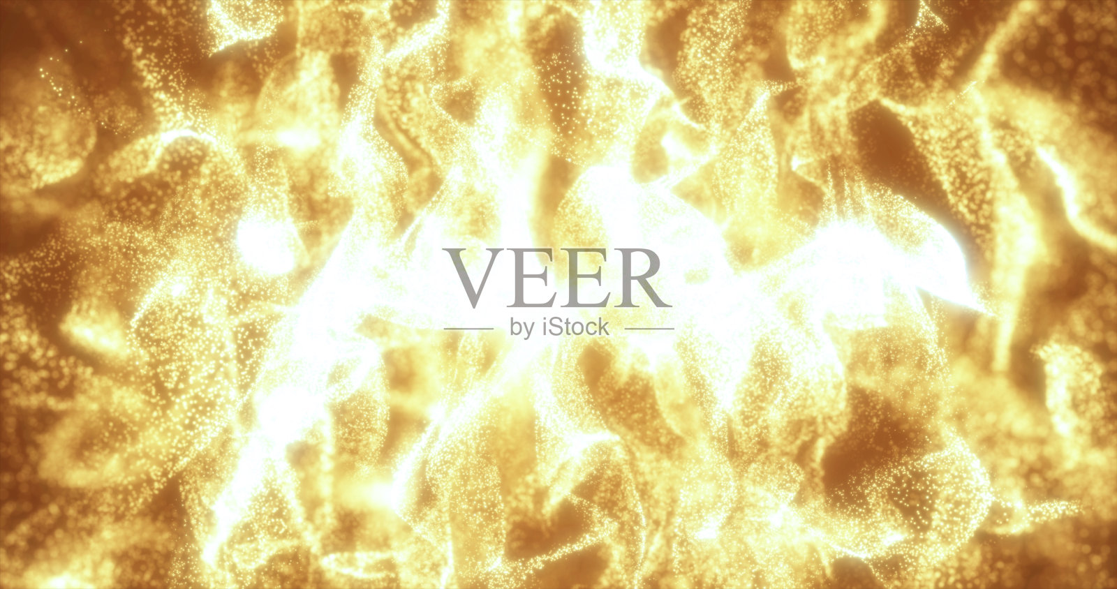 摘要黄色能量波未来高科技发光粒子背景照片摄影图片