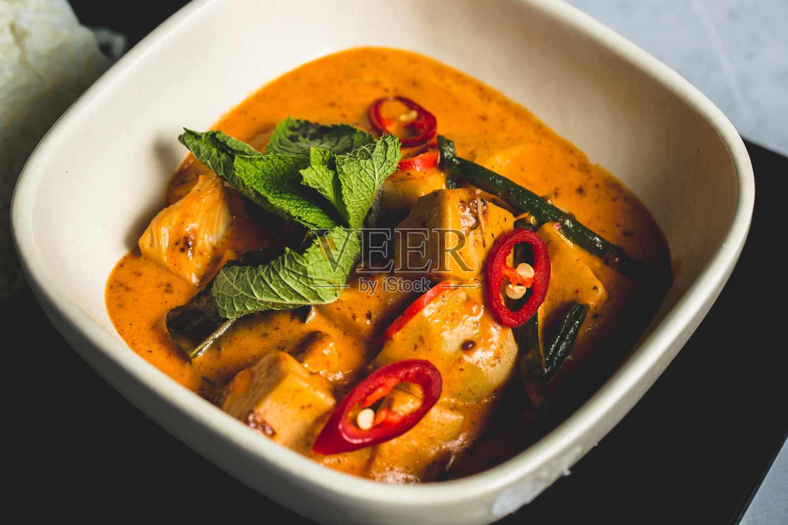 健康蔬菜的素食汤特写镜头照片摄影图片