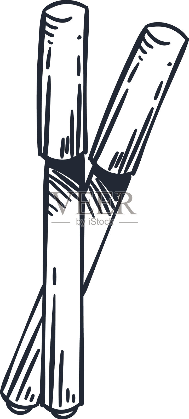 马克笔学习用品插画图片素材