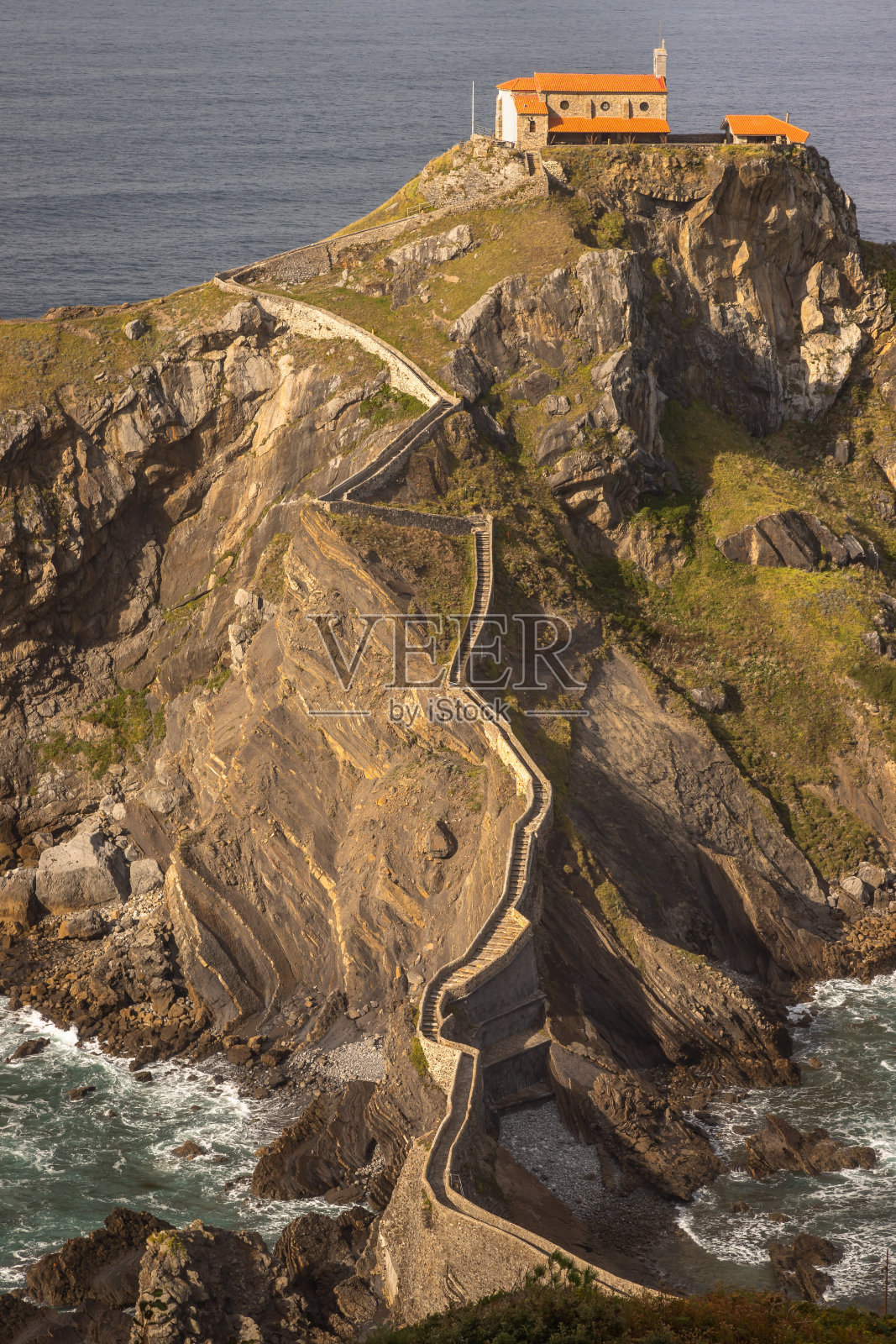 西班牙圣胡安德加斯特鲁加特的美丽曝光照片摄影图片