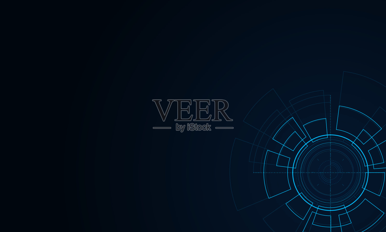 科幻未来用户界面，HUD，技术抽象背景，矢量插图。插画图片素材