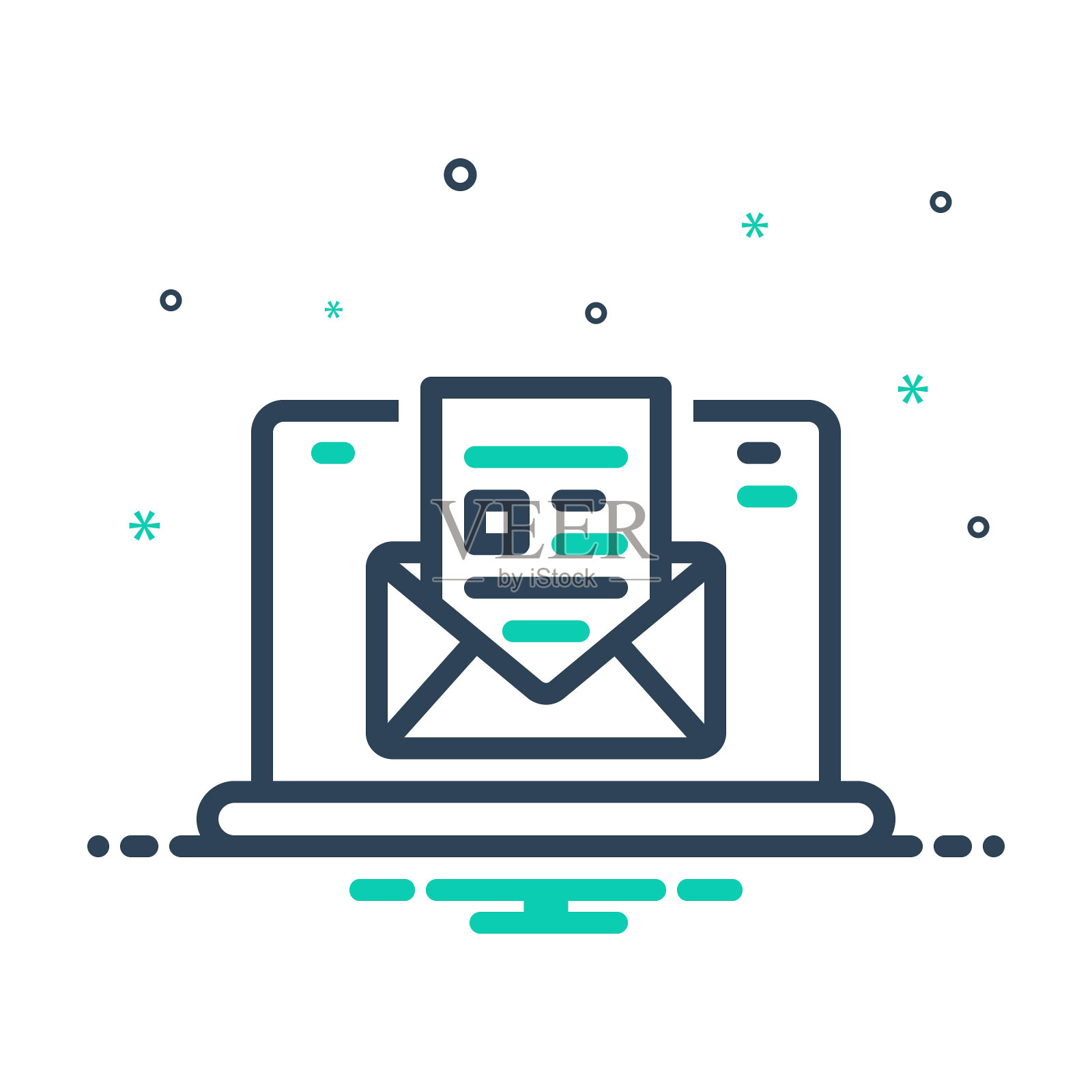 电子邮件订阅插画图片素材