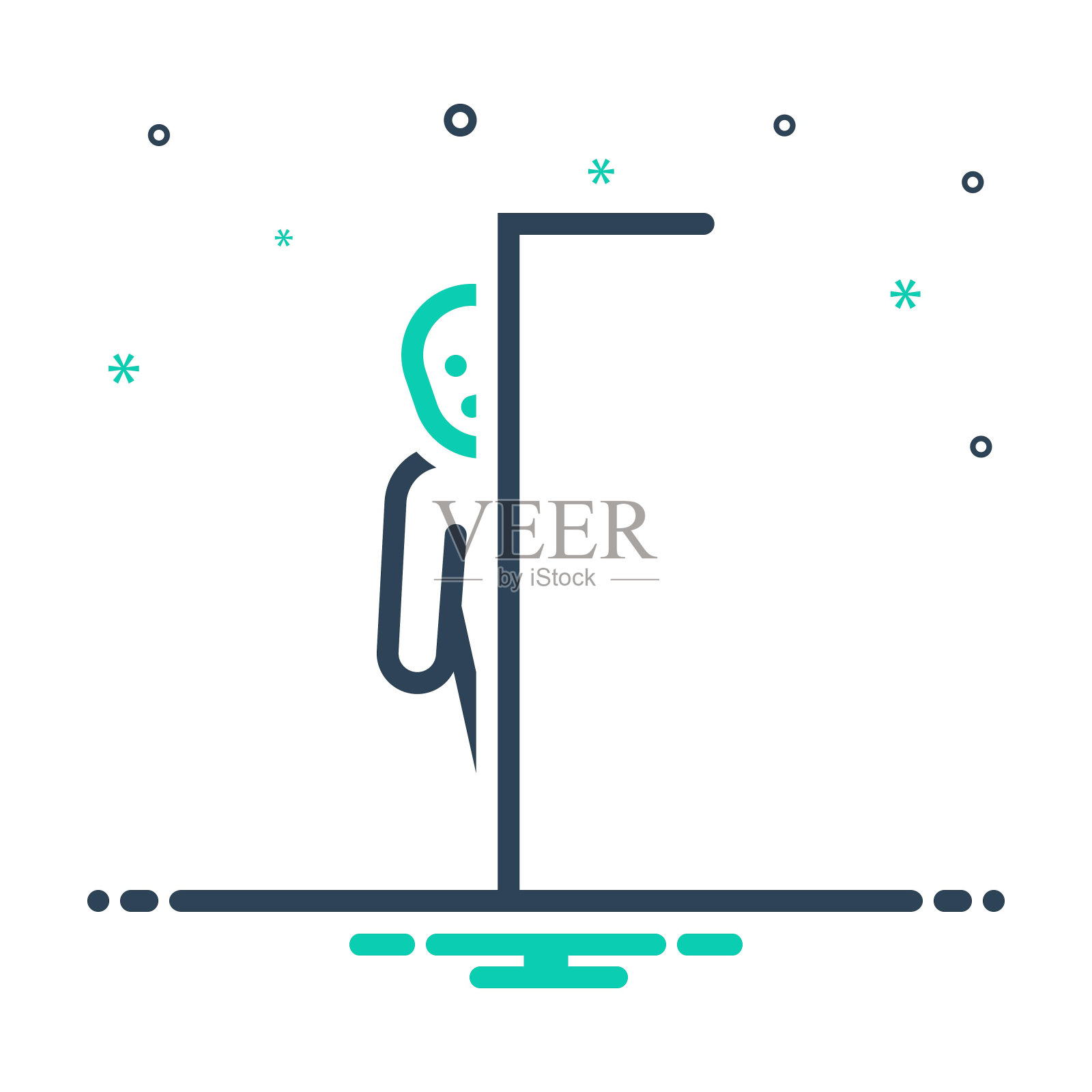 捉迷藏插画图片素材