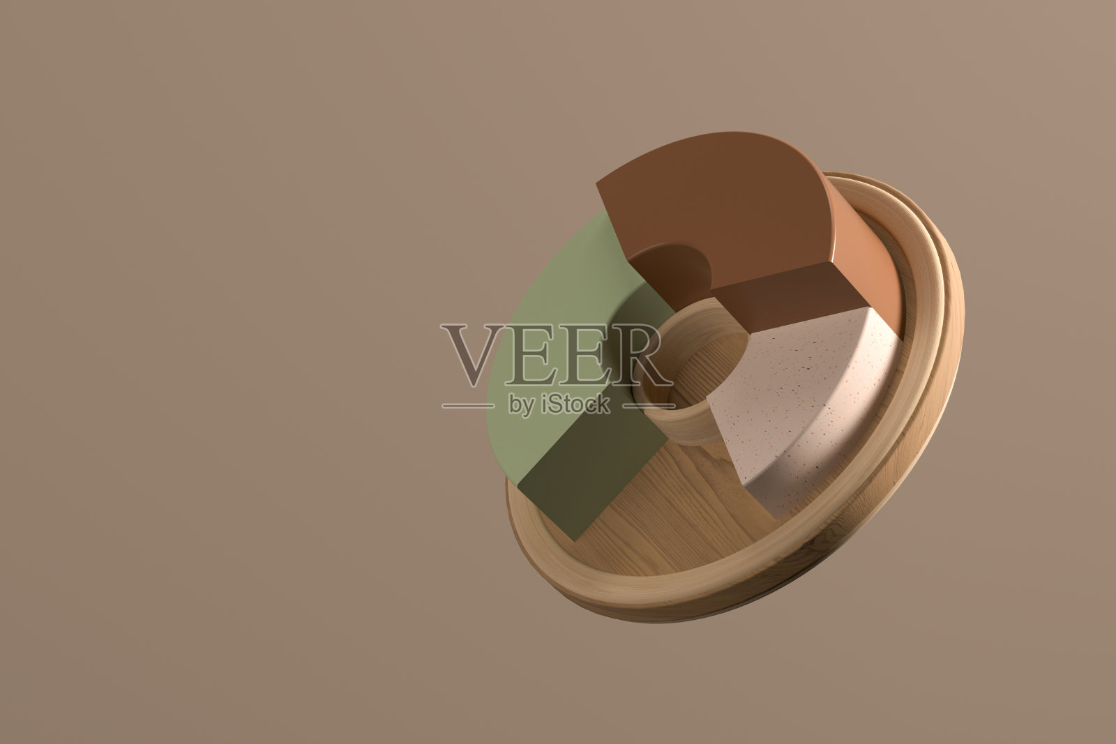 三维饼图照片摄影图片