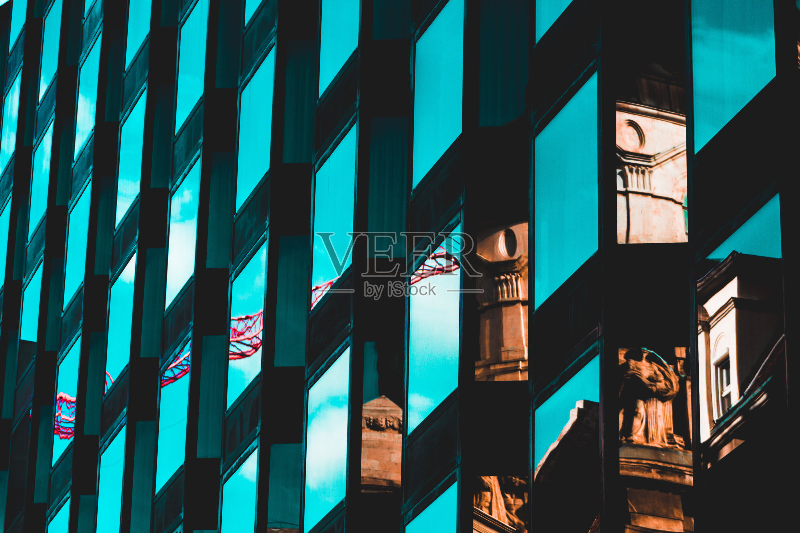 玻璃反射照片摄影图片