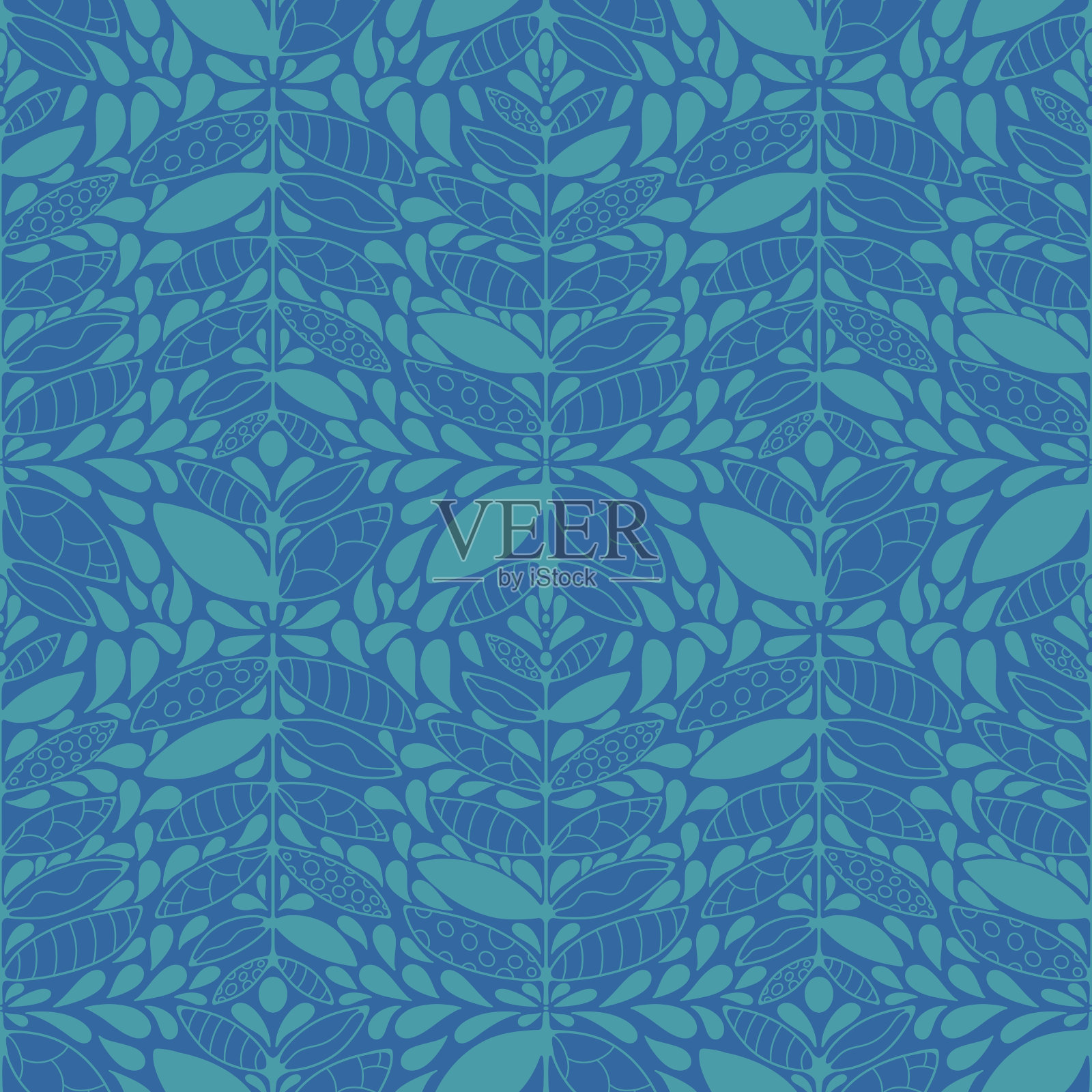 织物和纺织品用无缝花卉图案插画图片素材