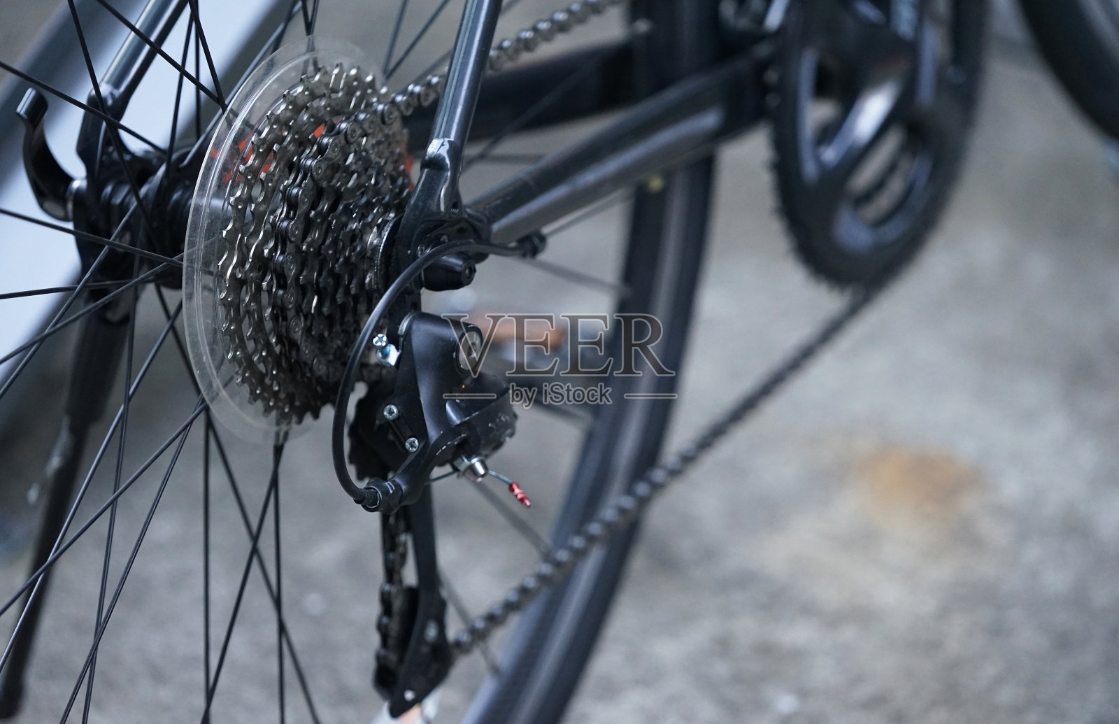 自行车停在照片摄影图片