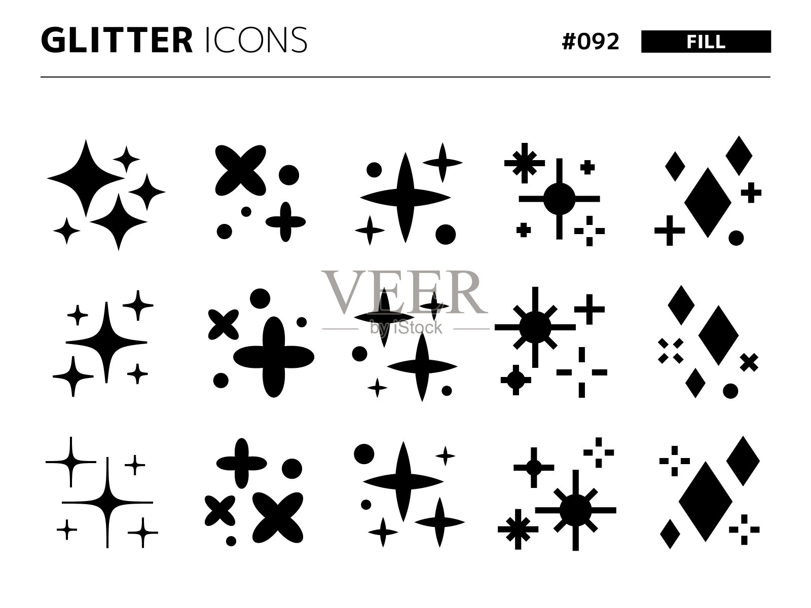 与glitter_092相关的填充样式图标集图标素材