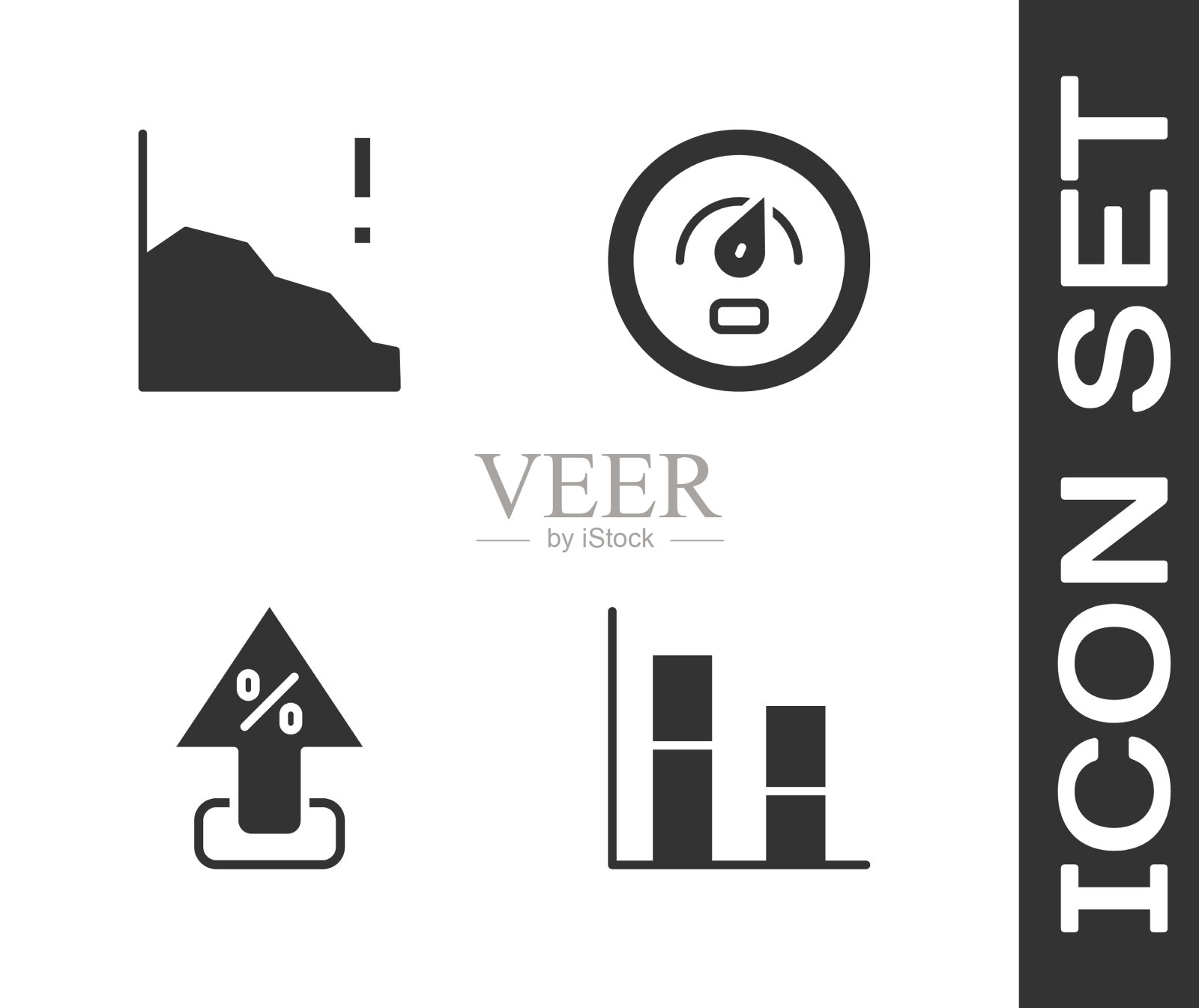 设置图表图表财务增长图标素材