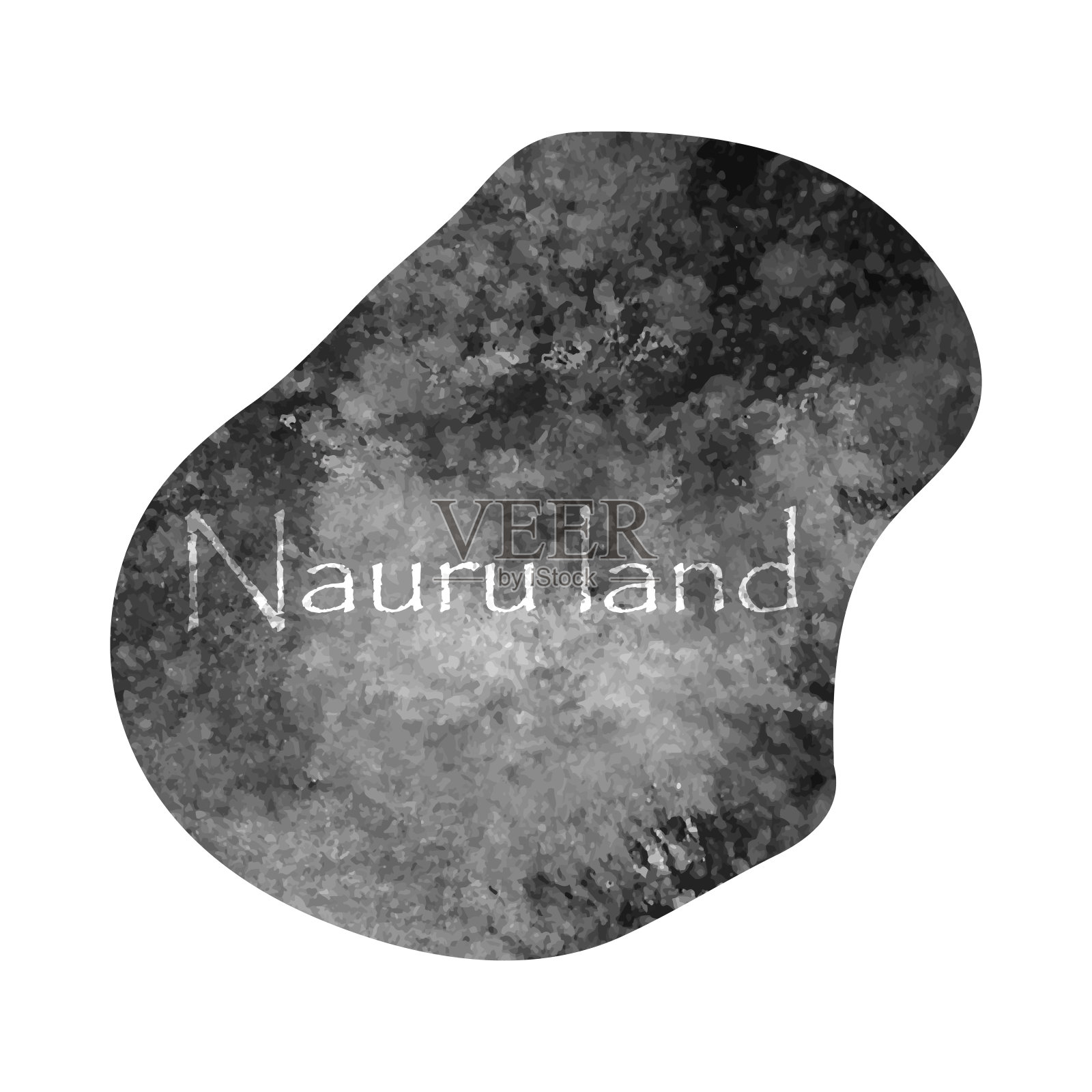 瑙鲁的古地图。旧空白羊皮纸藏宝图与古信插画图片素材