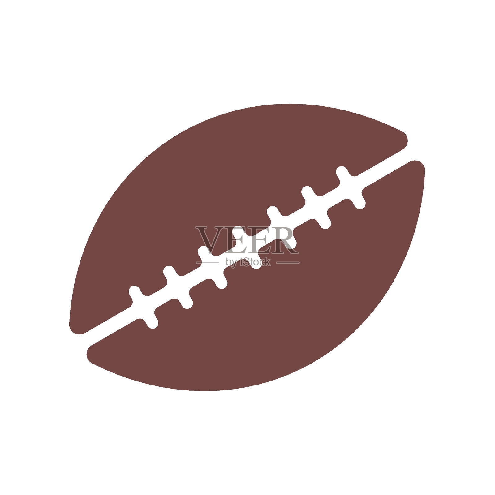 橄榄球或美式足球流行的户外运动项目插画图片素材